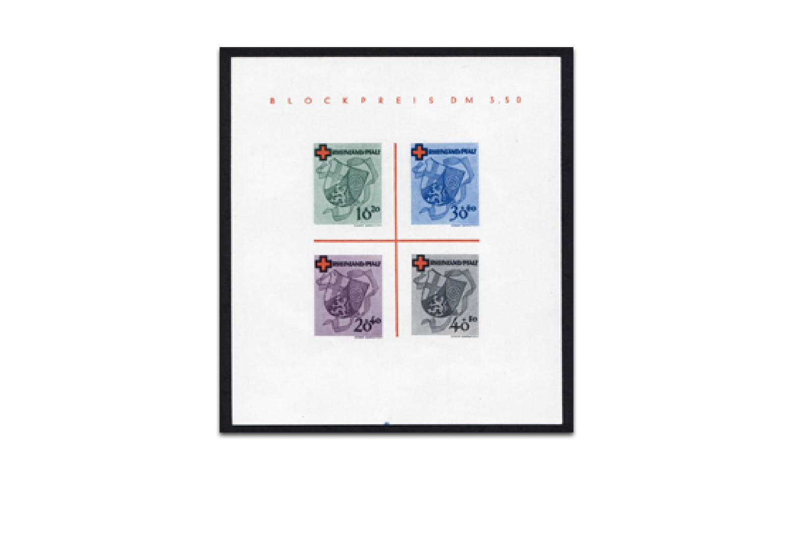 Rheinland-Pfalz Block 1 Franz. Zone postfrisch