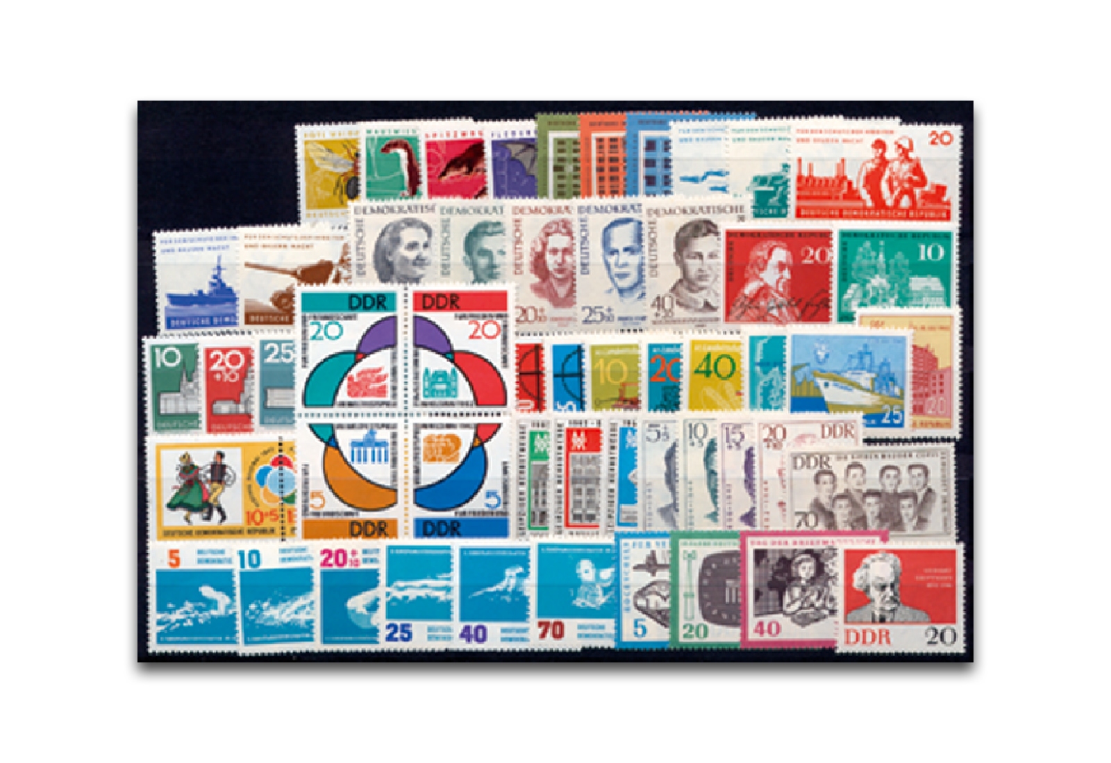 DDR Jahrgang 1962 gestempelt