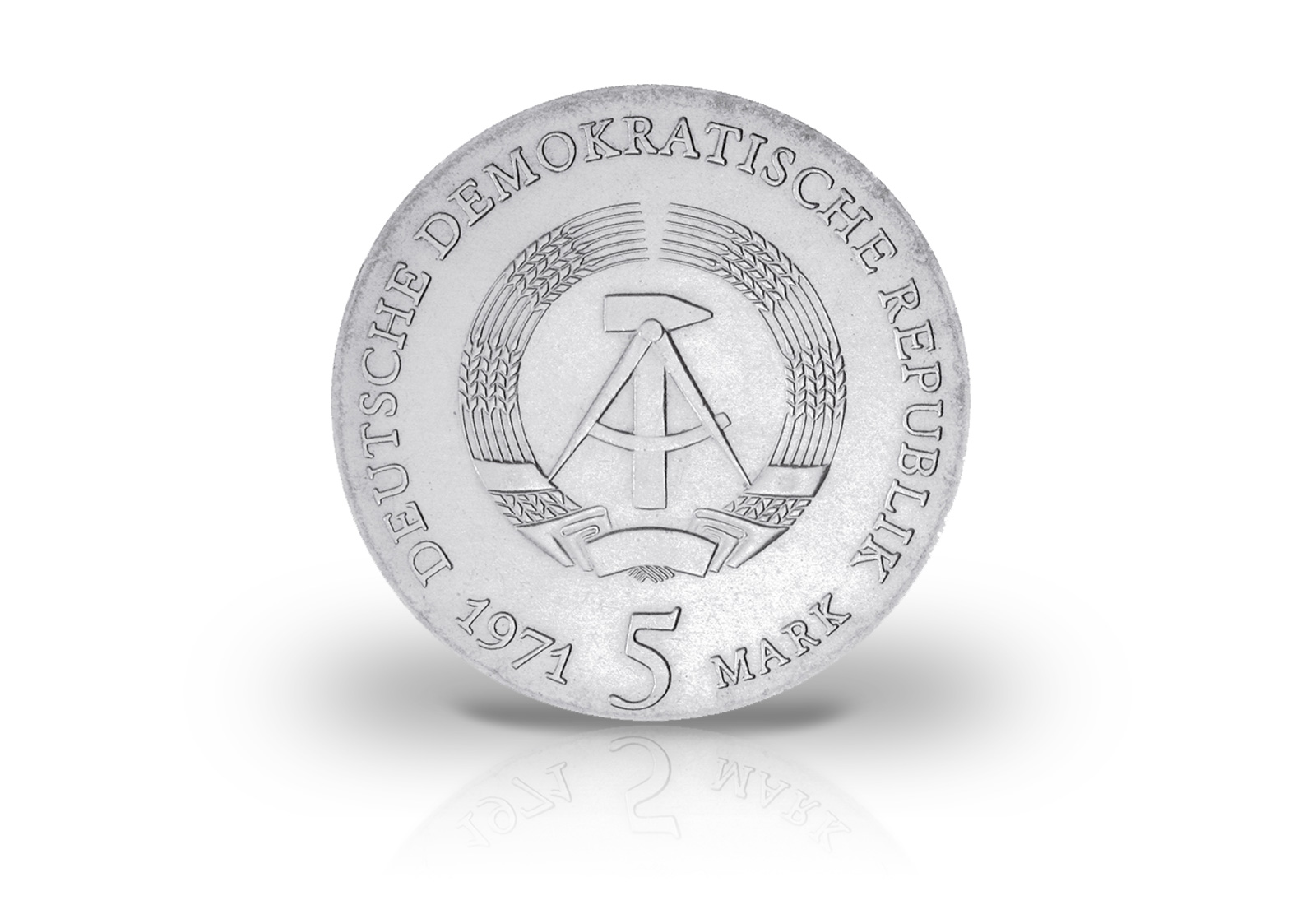 DDR 5 Mark Gedenkmünze Johannes Kepler 1971 Jaeger-Nr. 1534