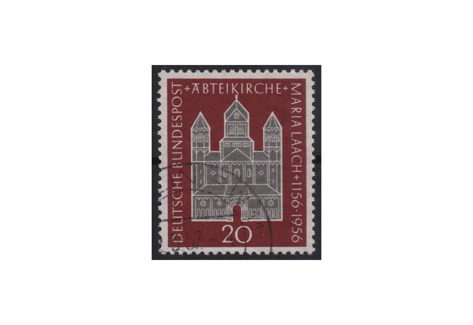 BRD 800 Jahre Abteikirche Laach 1956 Mi.Nr. 238 gestempelt