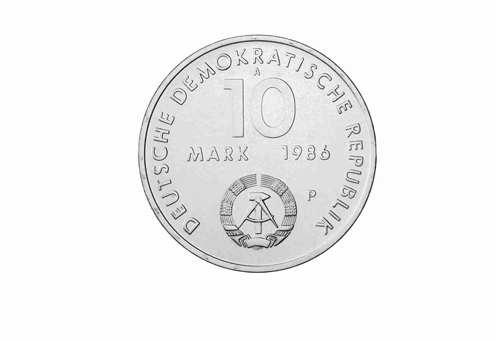 10 Mark DDR Probe 1986 100. Geburtstag Ernst Thälmann Jaeger-Nr. 1608P