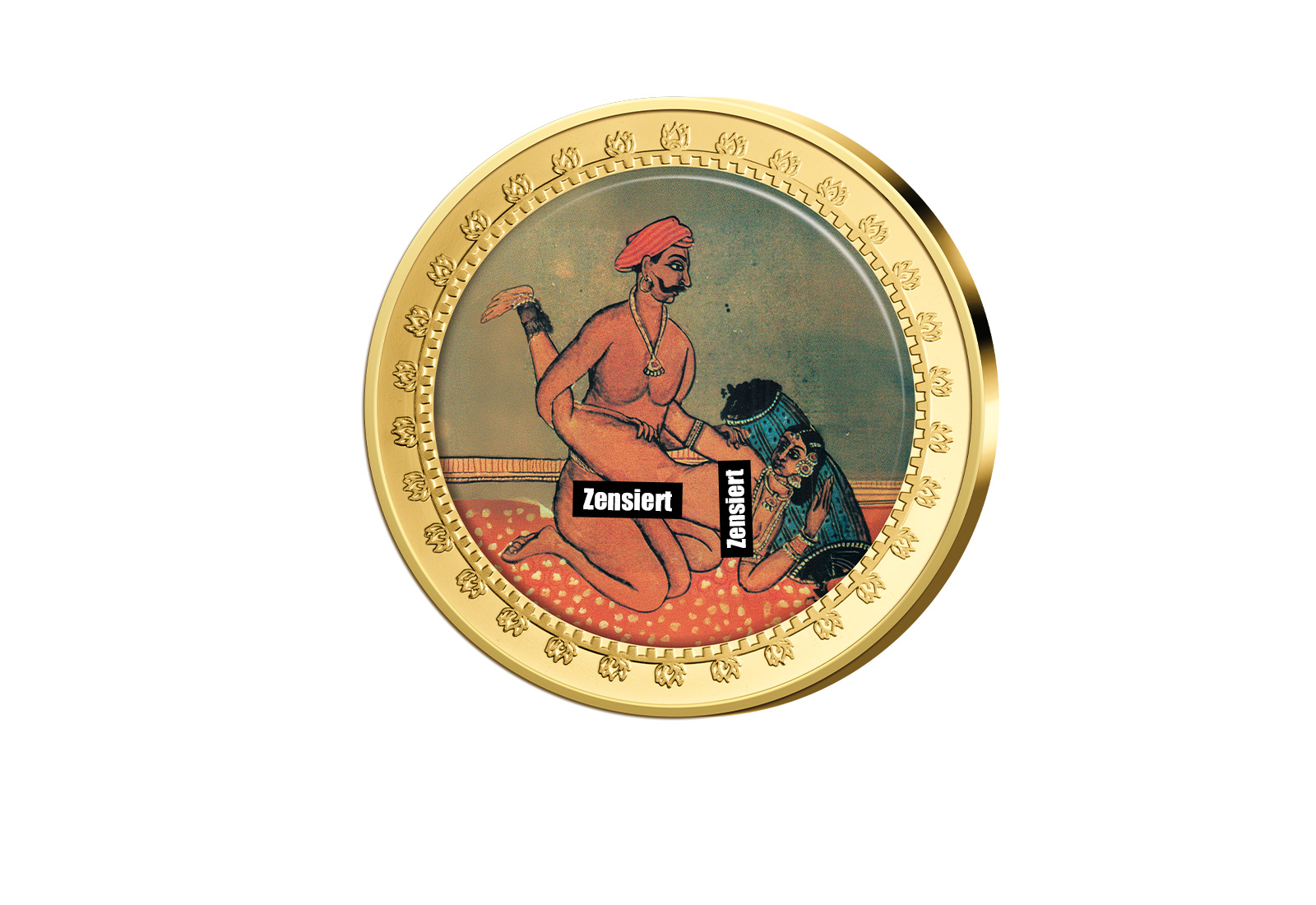 Kamasutra Farbapplikation Die Schenkelklammer