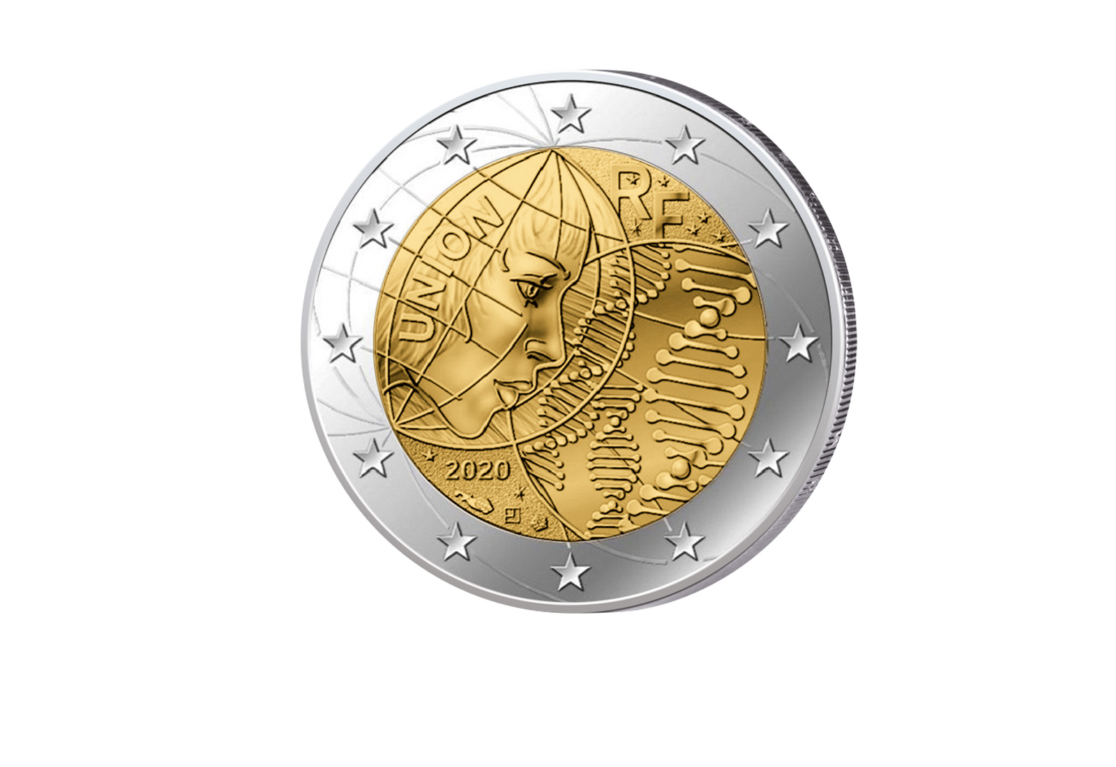 2 Euro 2020 Frankreich Medizinische Forschung st in Coincard unserer Wahl