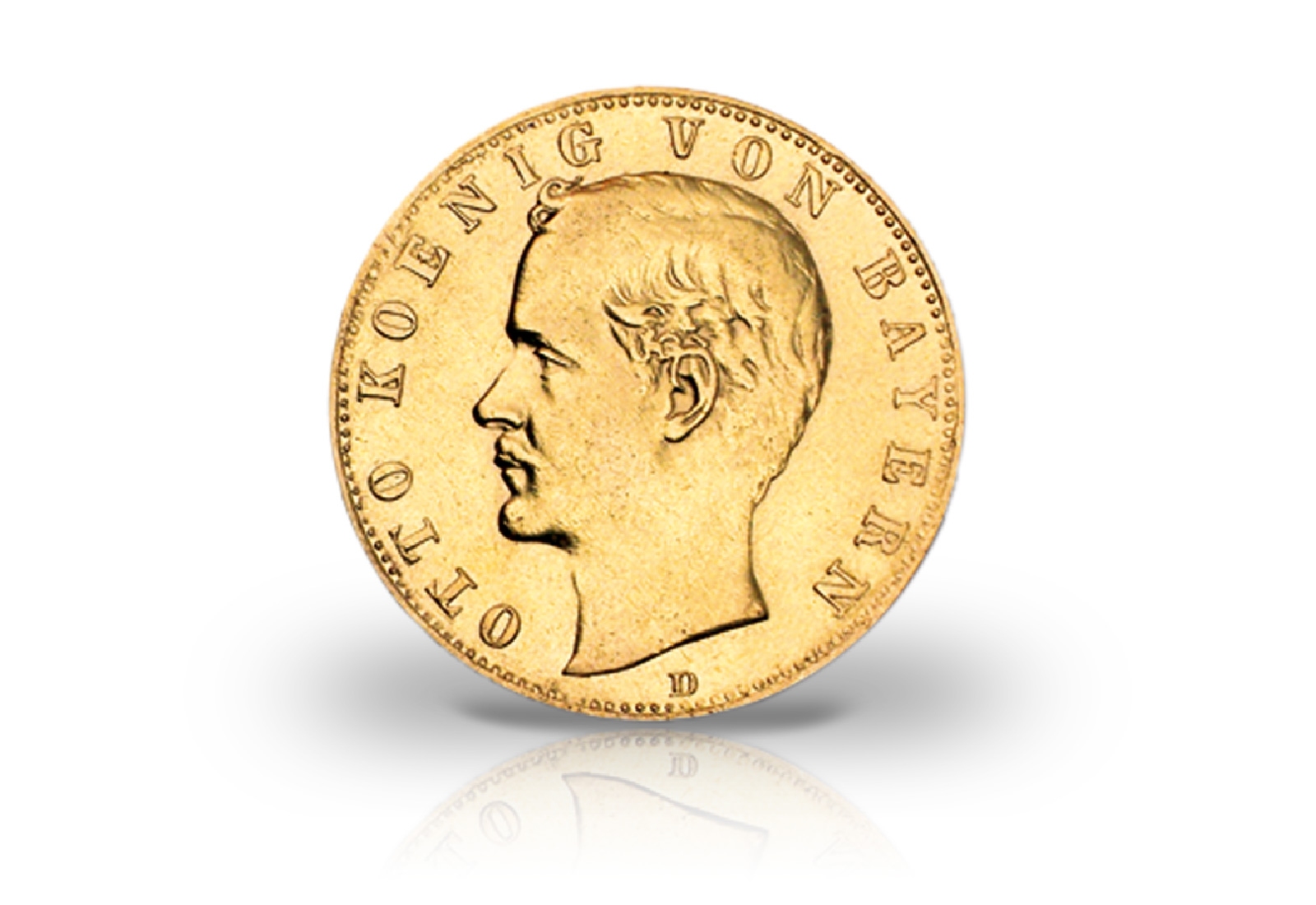 20 Mark Goldmünze 1895-1913 Deutsches Kaiserreich Bayern König Otto Jaeger-Nr. 200