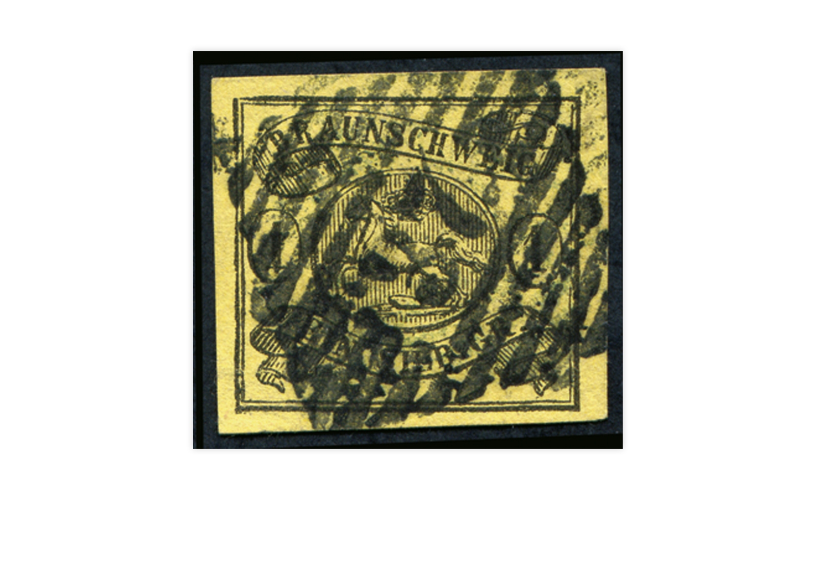 Briefmarke Altdeutschland Braunschweig Freimarke 1861 Michel-Nr. 11 gestempelt