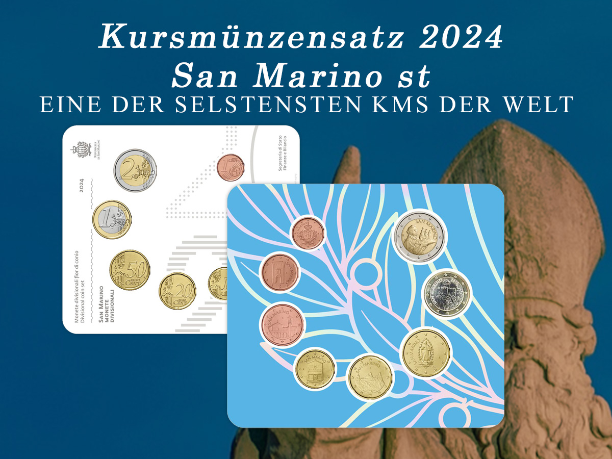 San Marino Euro-Kursmünzensatz 2024 San  st