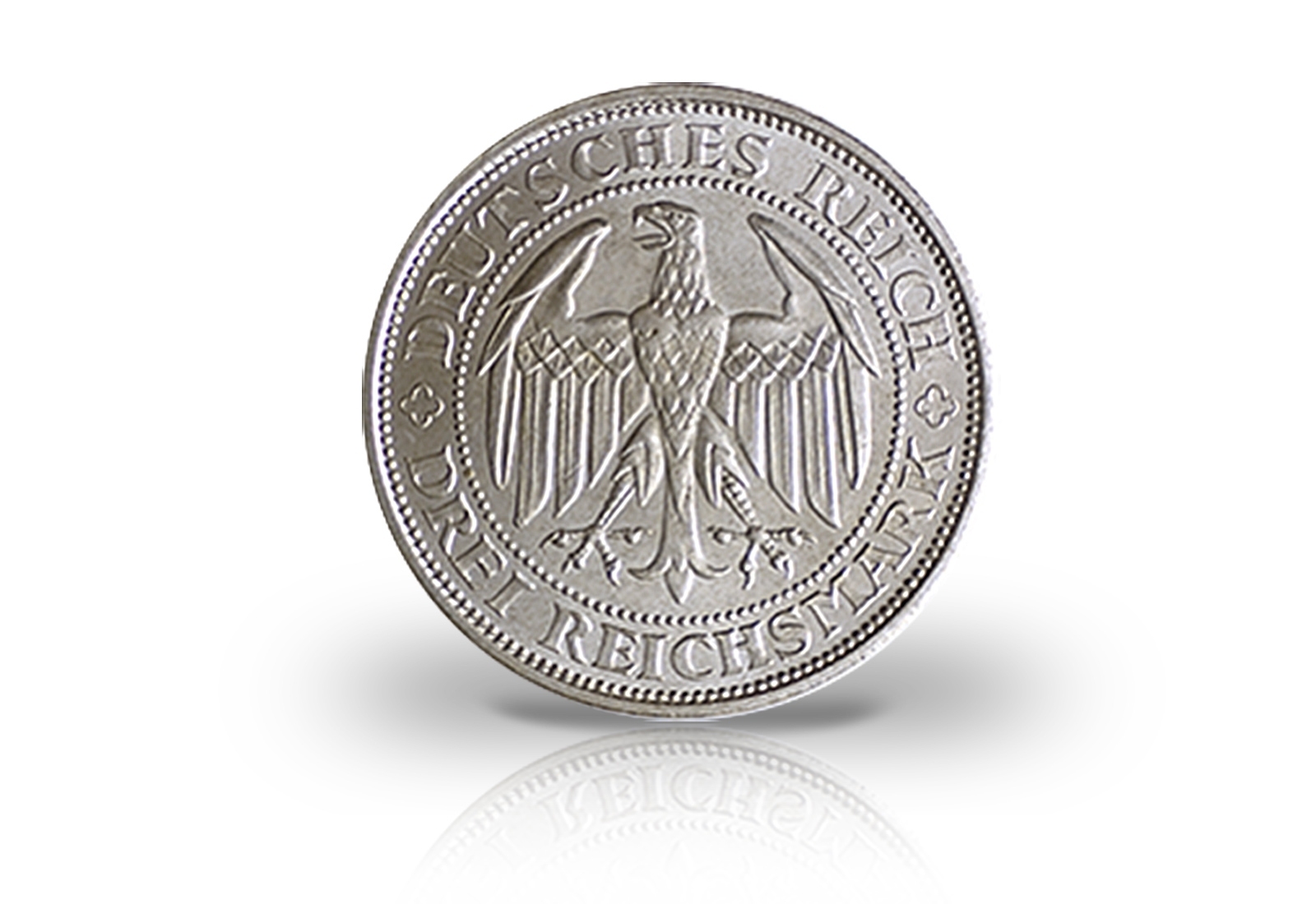 3 Reichsmark 1929 Weimarer Republik 1000 Jahre Burg und Stadt Meißen Jaeger-Nr. 338