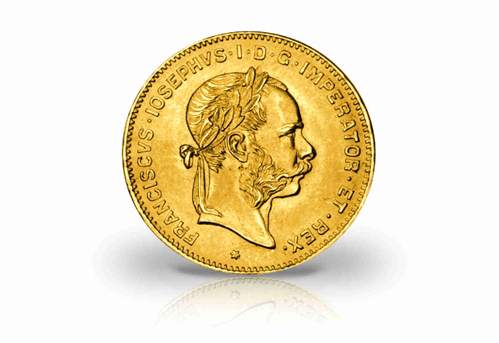 4 Florin/Gulden Goldmünze 1892 Österreich-Ungarn