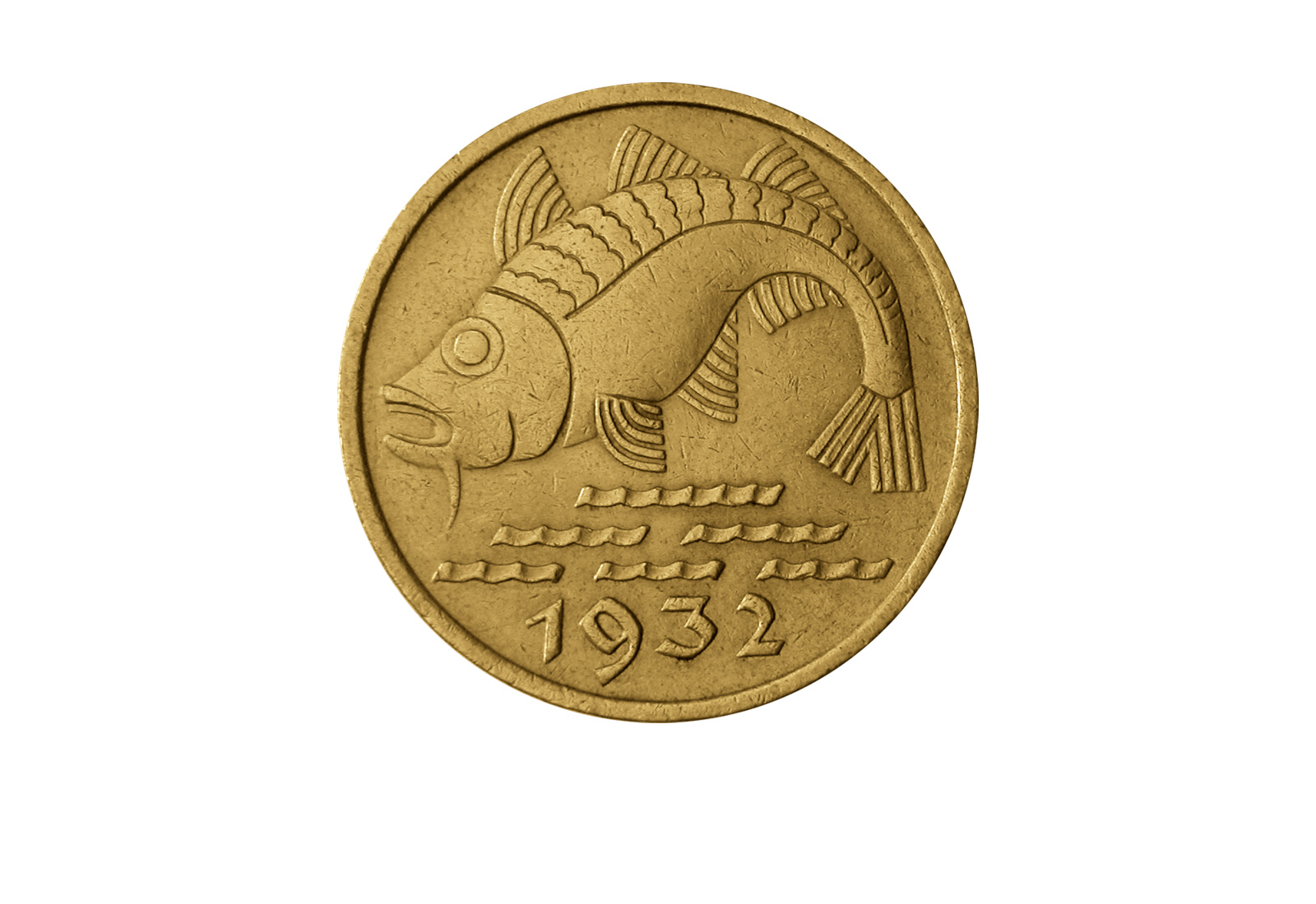 10 Pfennig 1932 Danzig Pomuchel Jaeger-Nr. D13