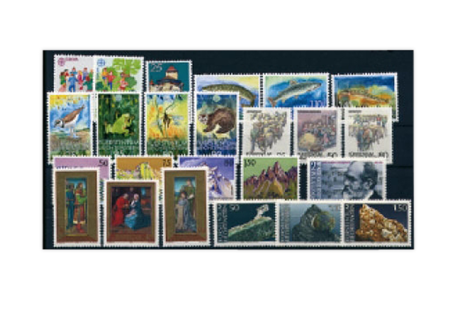 Liechtenstein Jahrgang 1989 gestempelt