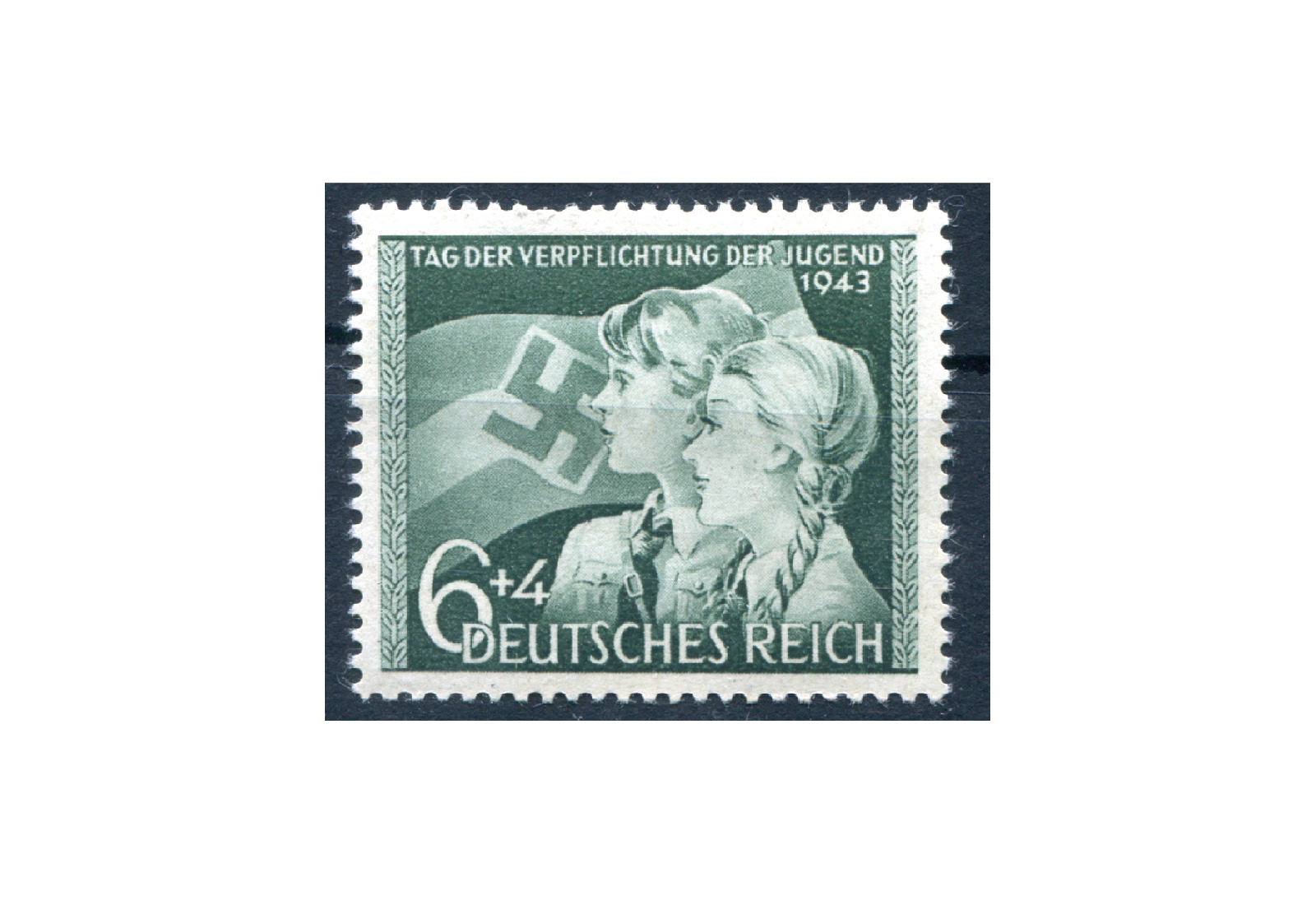 Briefmarke Deutsches Reich Tag der Verpflichtung 1943 Michel-Nr. 843 postfrisch