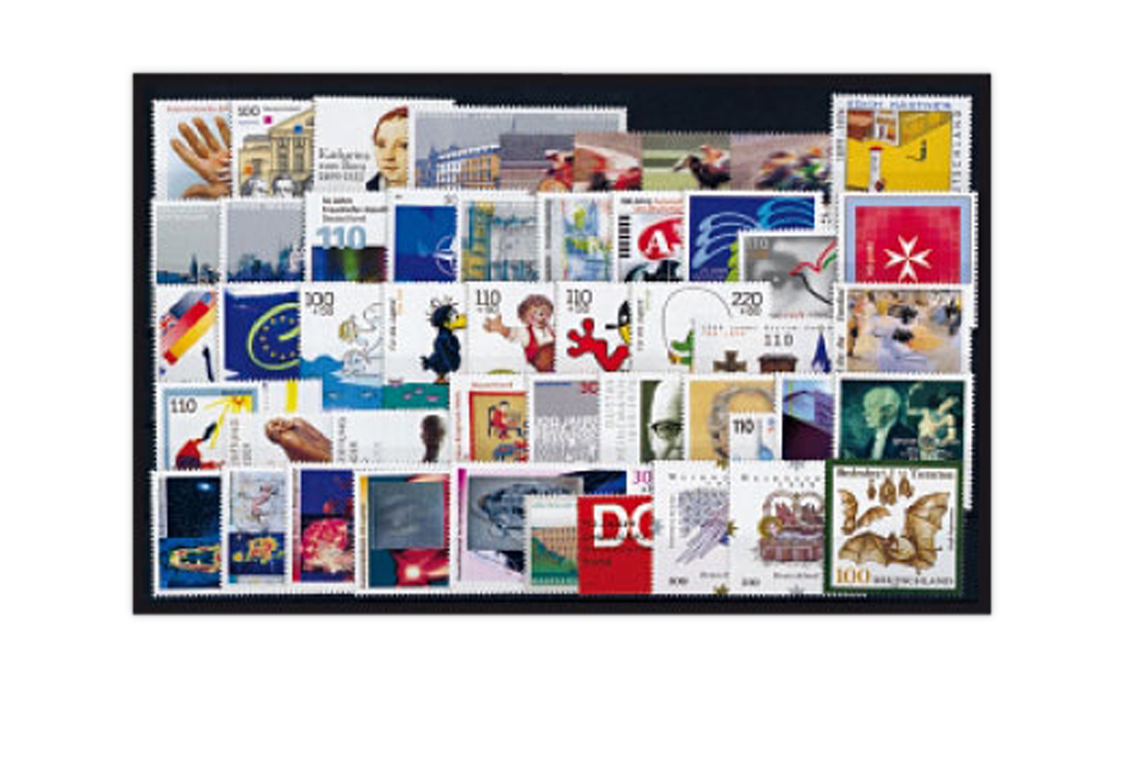 BRD Briefmarken 1999 Jahrgangssatz gestempelt