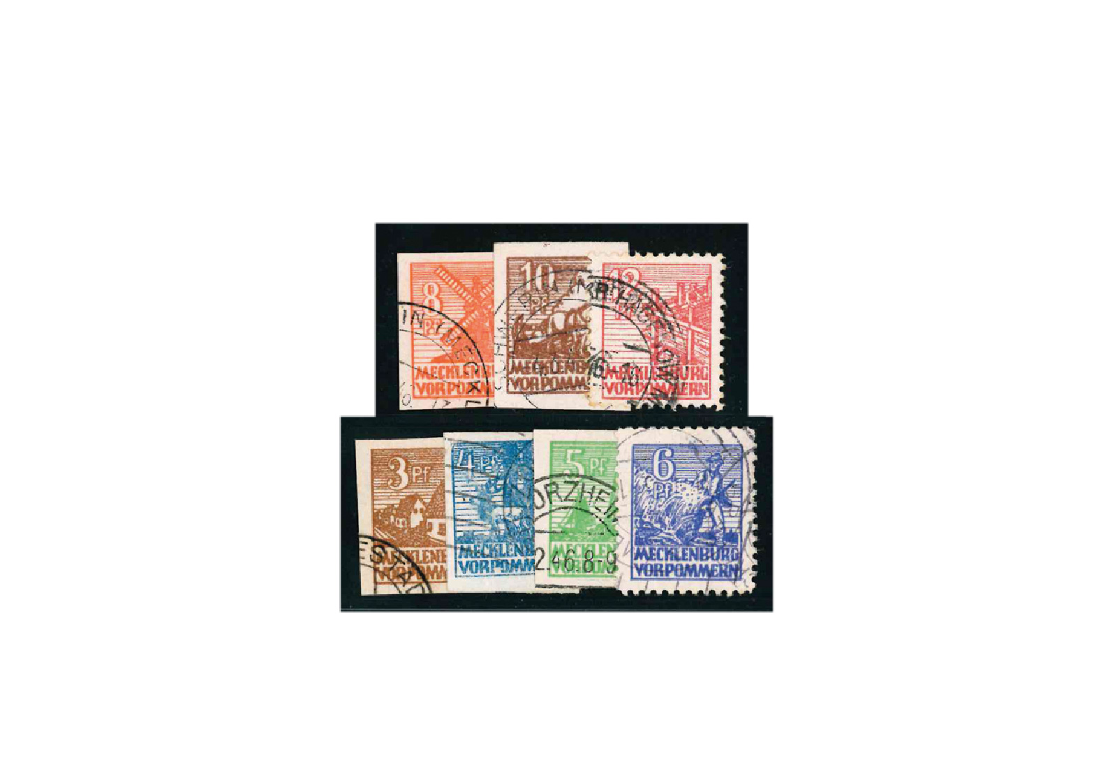 SBZ Mi.Nr. 29x/36x gestempelt