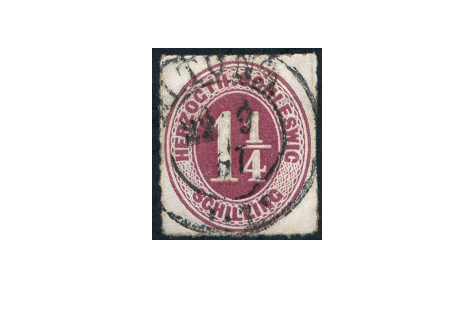 Briefmarke Altdeutschland Schleswig-Holstein Freimarke 1865-1867 Michel-Nr. 14 gestempelt