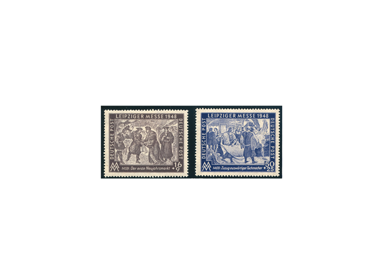 SBZ Michel-Nr. 198/199 postfrisch
