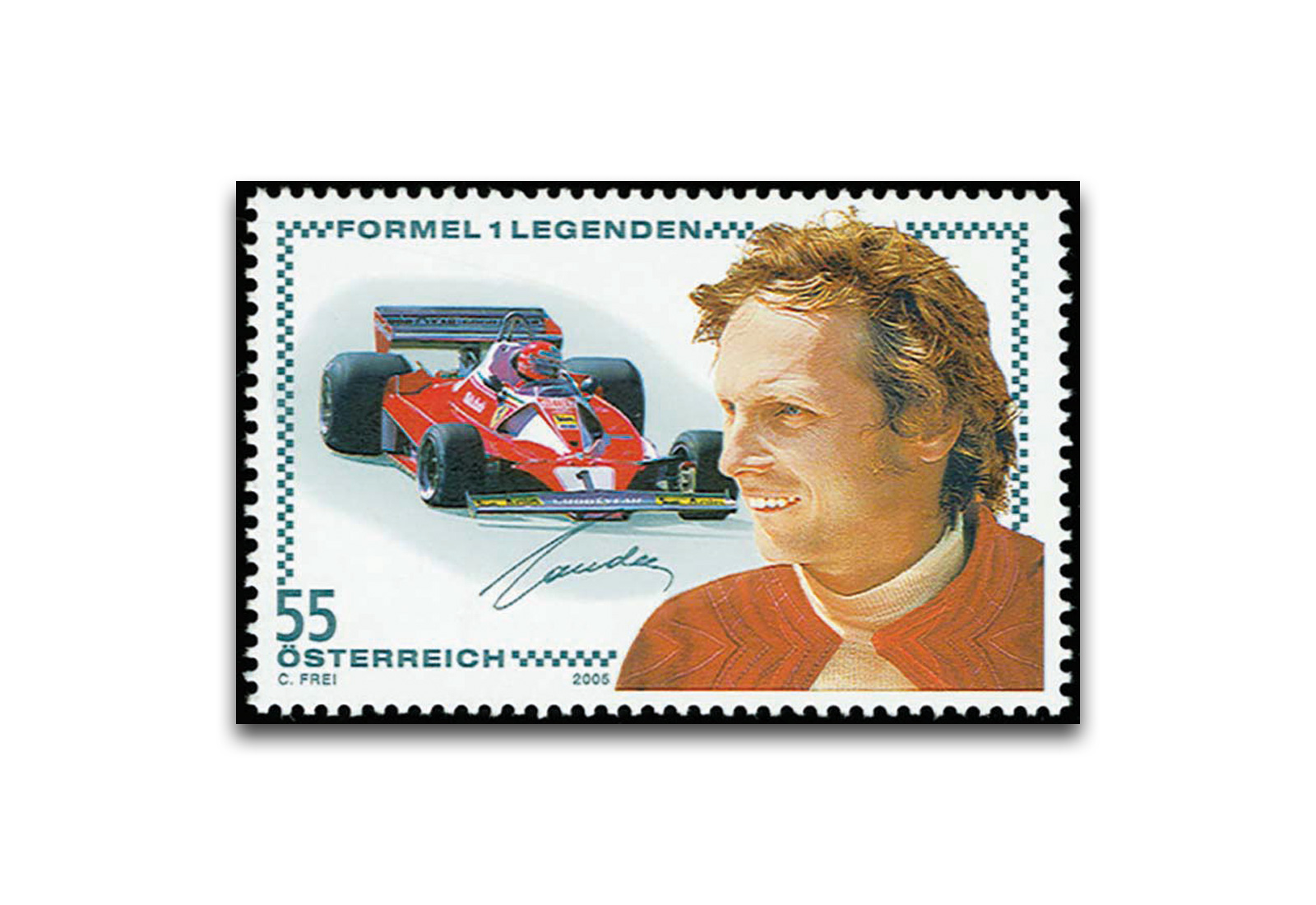 Faksimile Österreich 2005 Niki Lauda