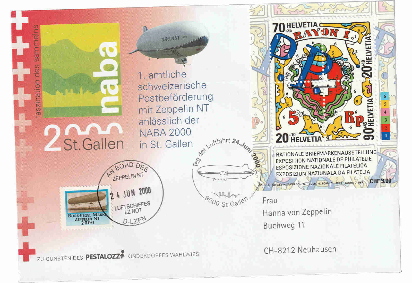 Zeppelin Beleg 2000