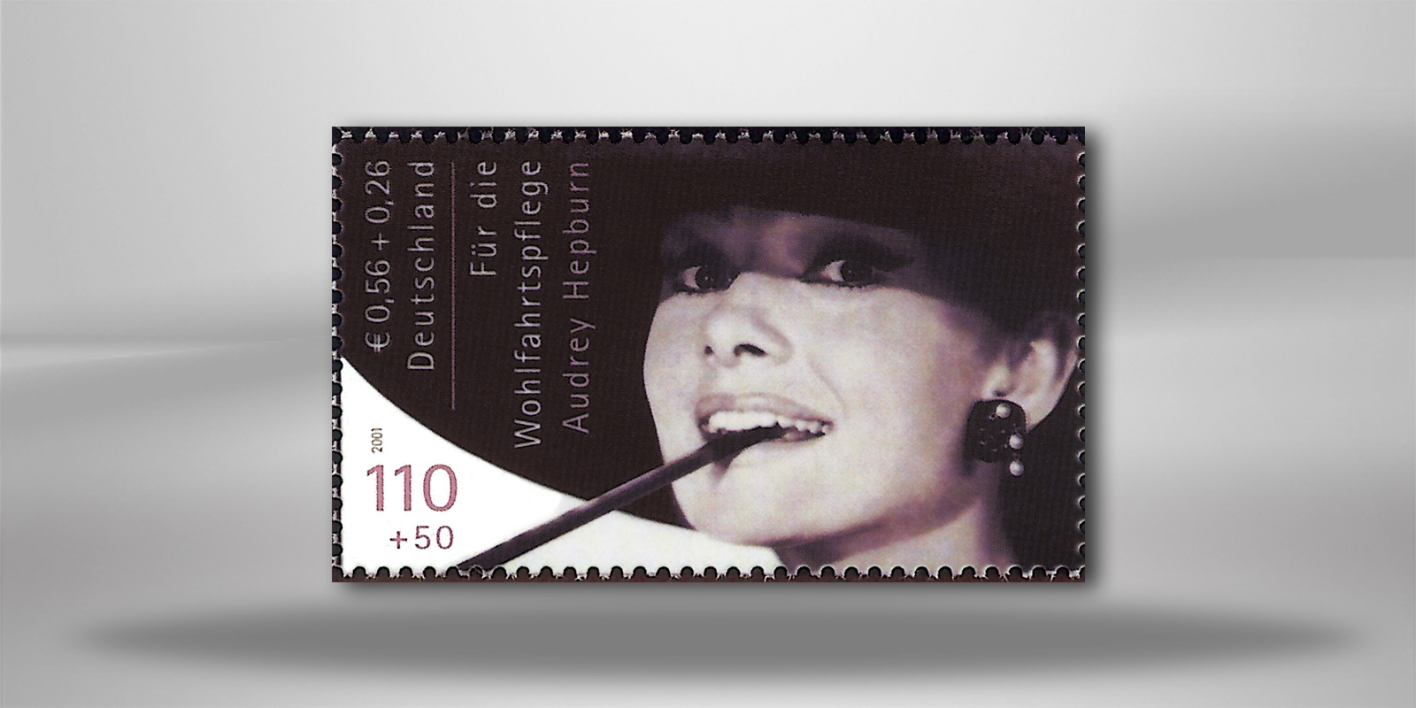 Briefmarken Faksimile Audrey Hepburn