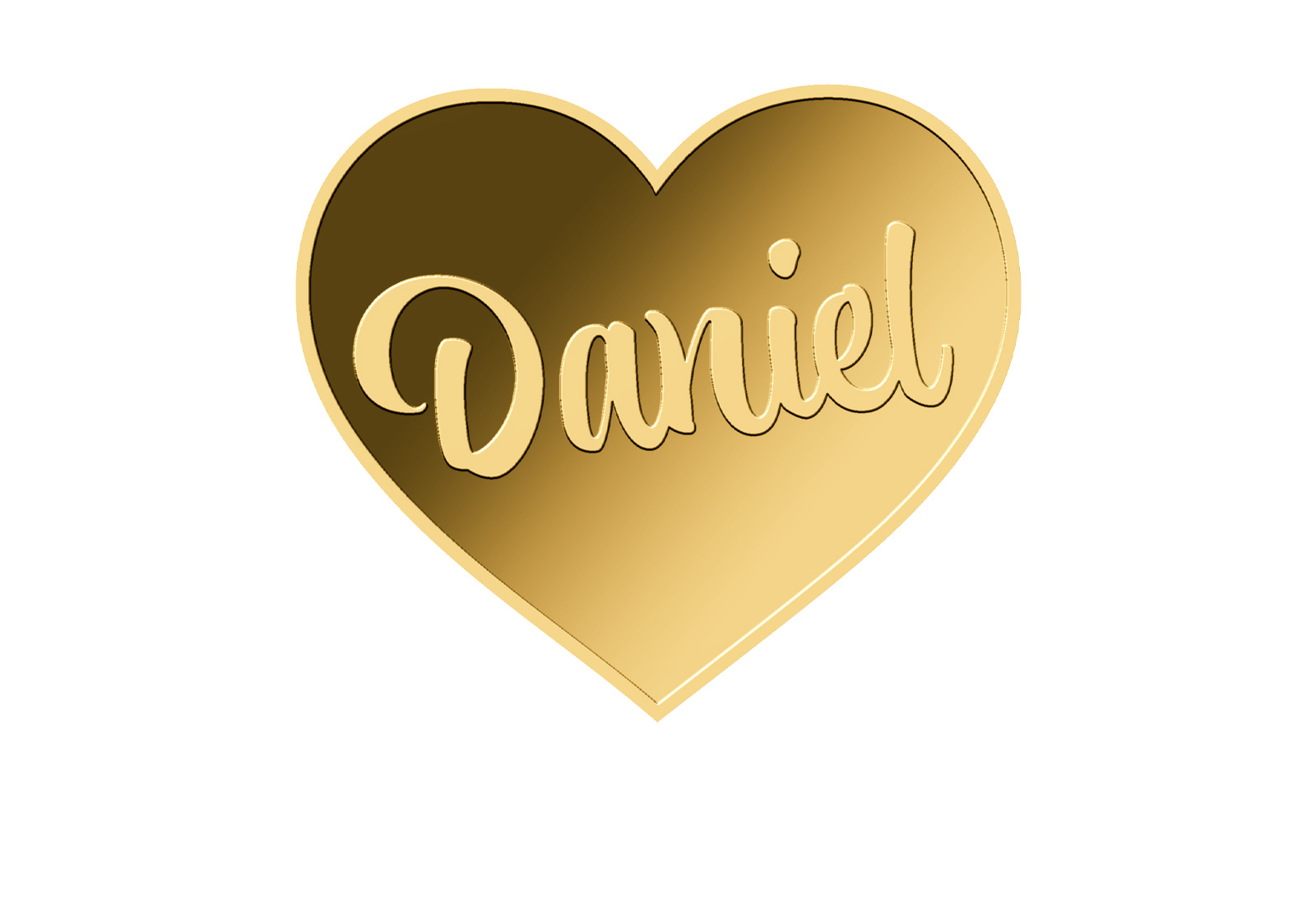 Goldmünze Motiv "Daniel" 999/1000 Gold im Geschenketui