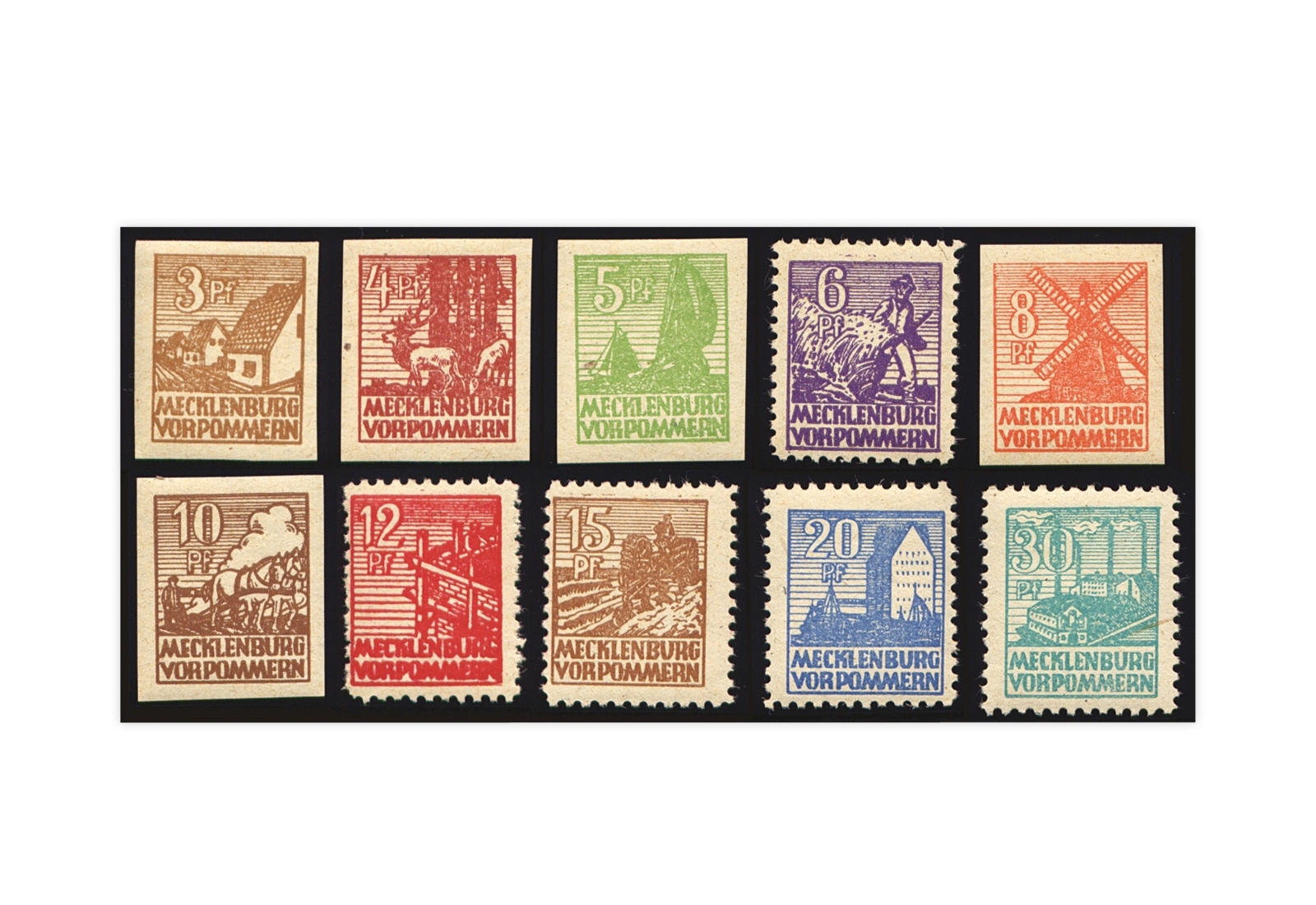 SBZ Mi.Nr. 29 y/40 y gestempelt