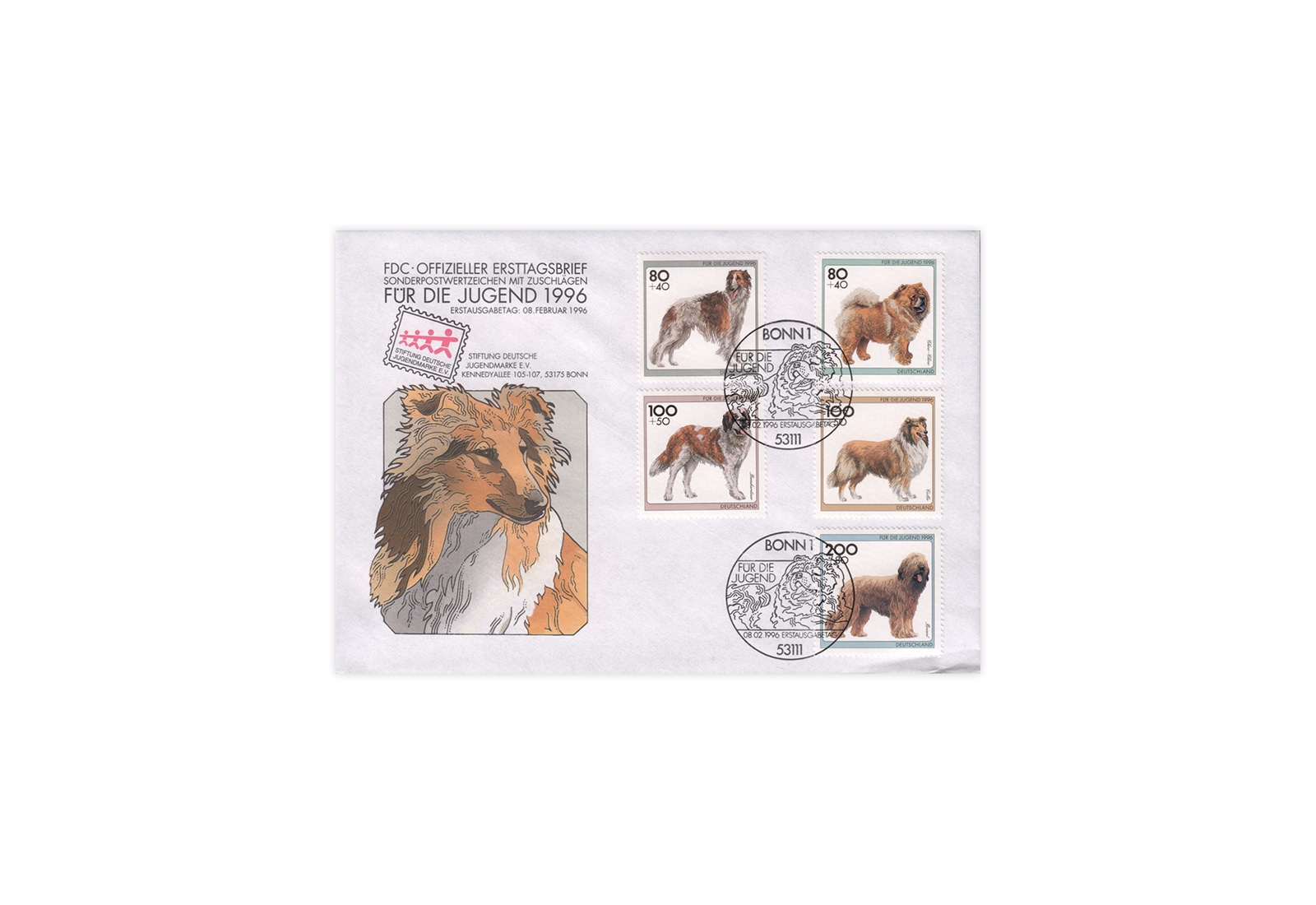 BRD Mi.Nr. 1836-1840 gest. auf FDC