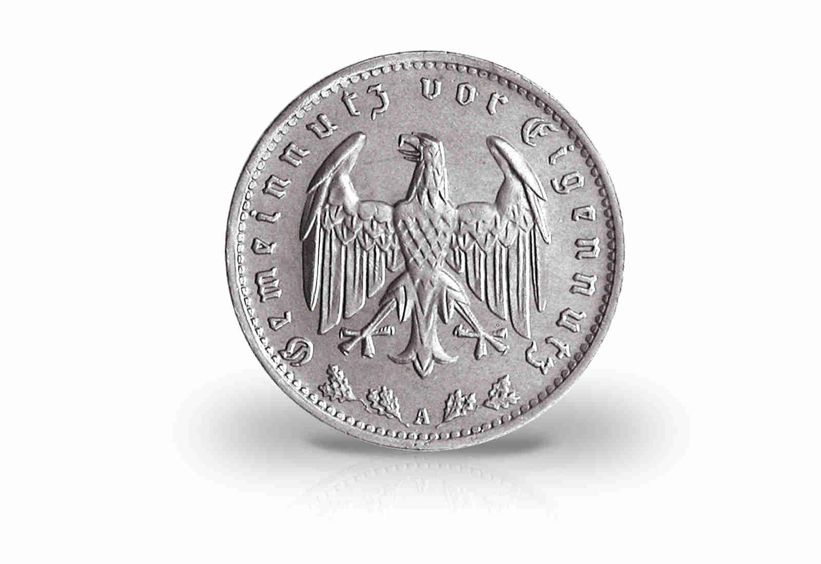 1 Reichsmark 1933-1939 Drittes Reich Jaeger-Nr. 354