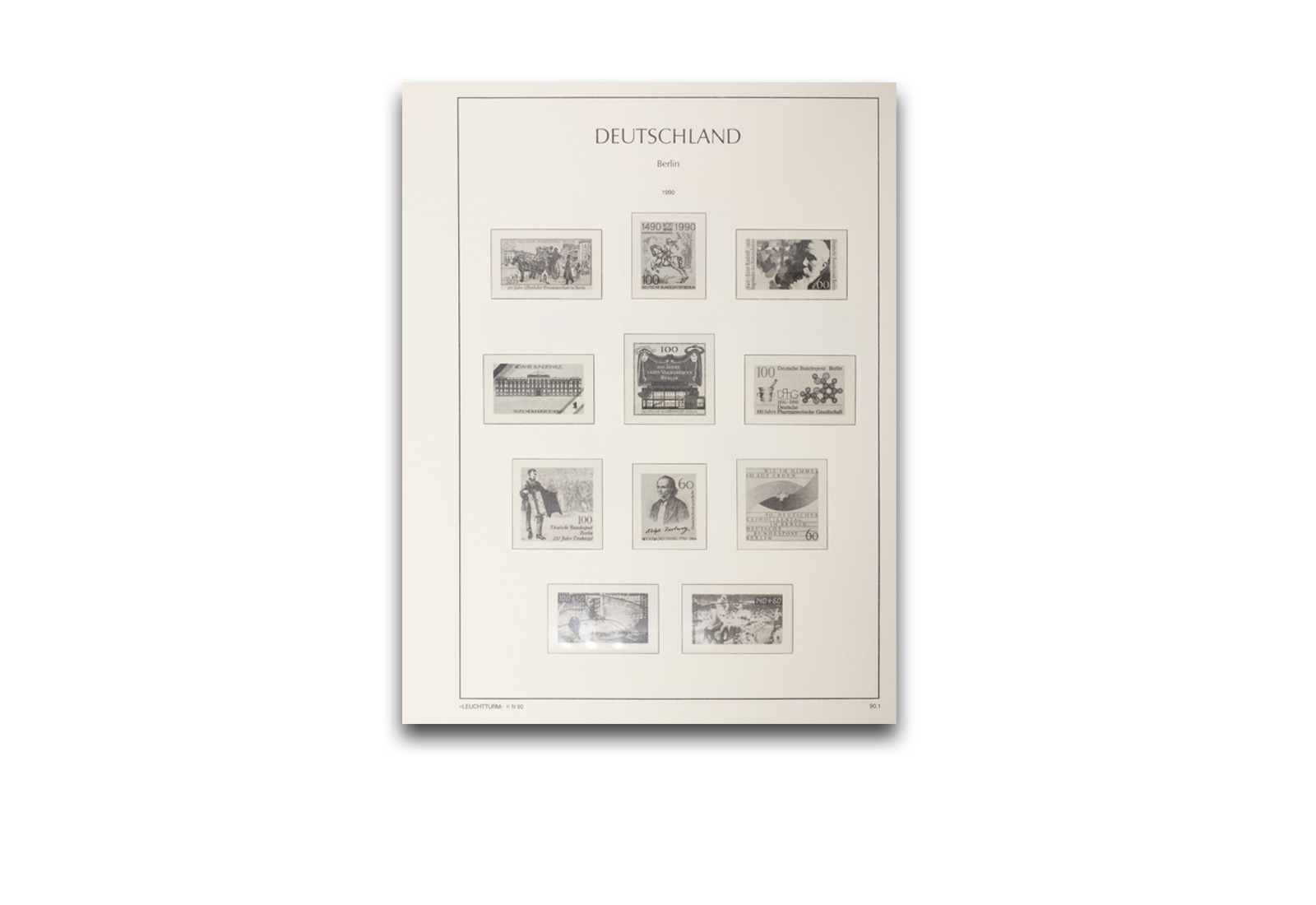 Berlin Nachtrag 1990 mit Schutztaschen