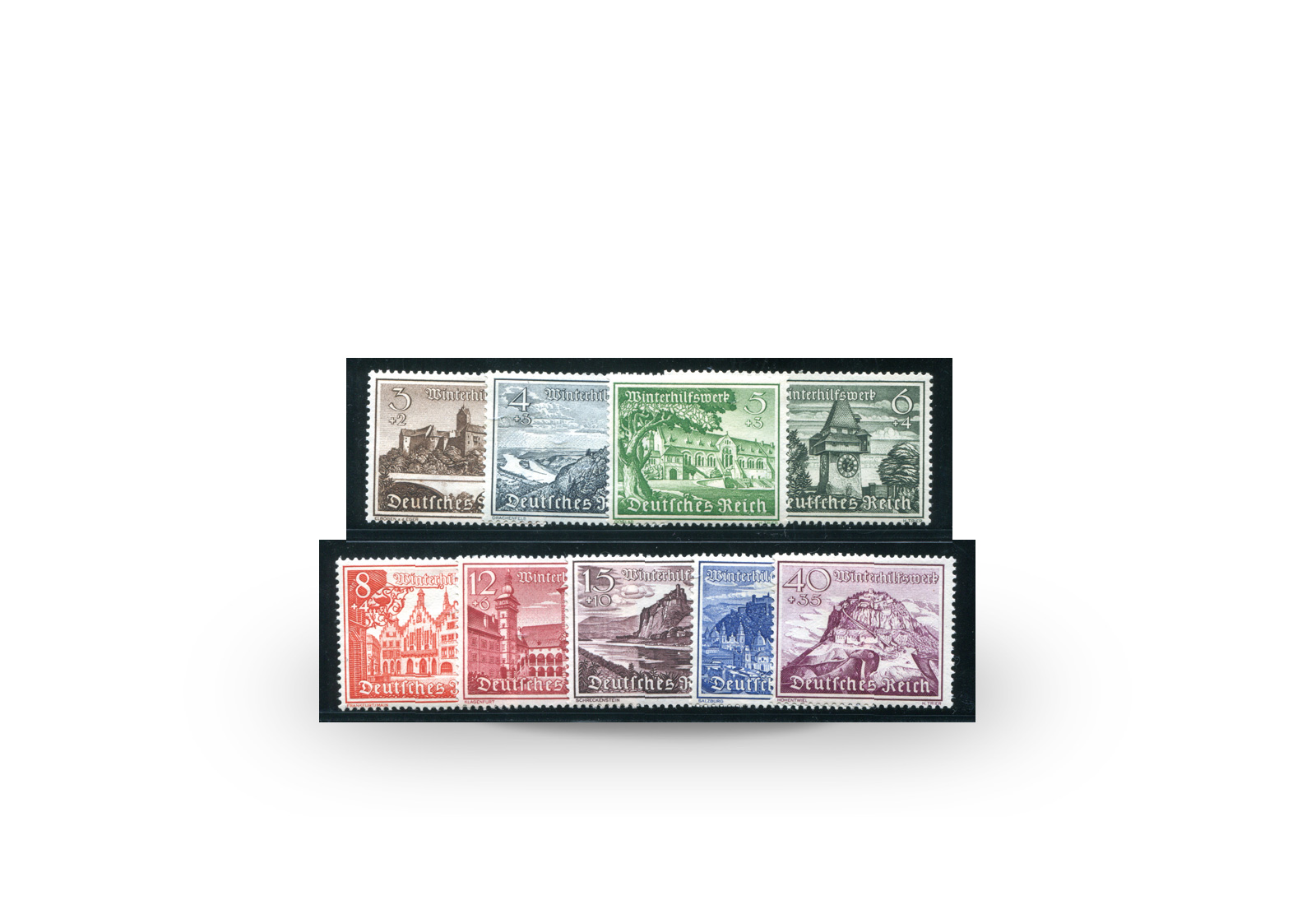 Deutsches Reich Mi.Nr. 730/738 postfrisch