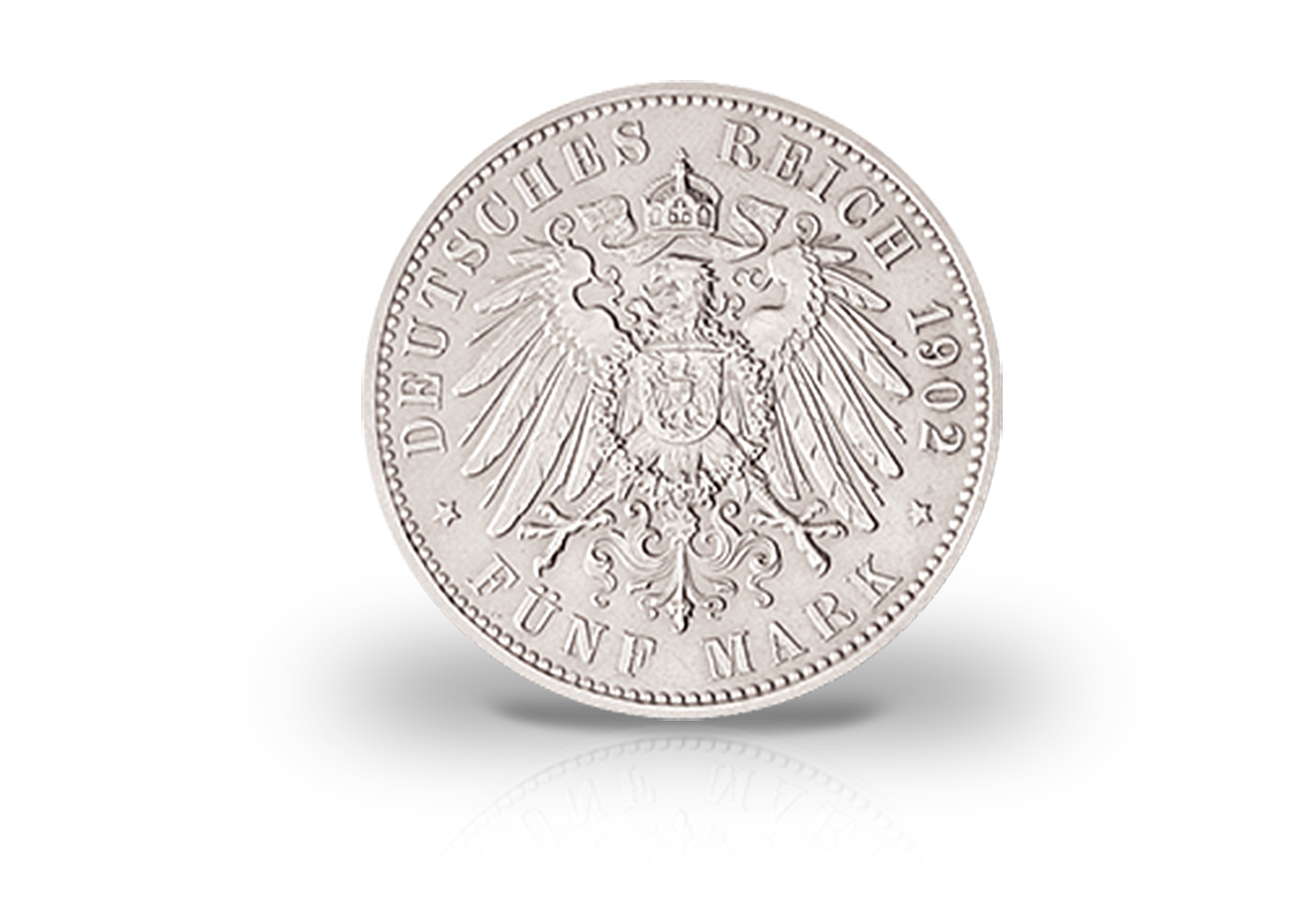 5 Mark 1902 Deutsches Kaiserreich Baden Friedrich I. Regierungsjubiläum Jaeger-Nr. 31