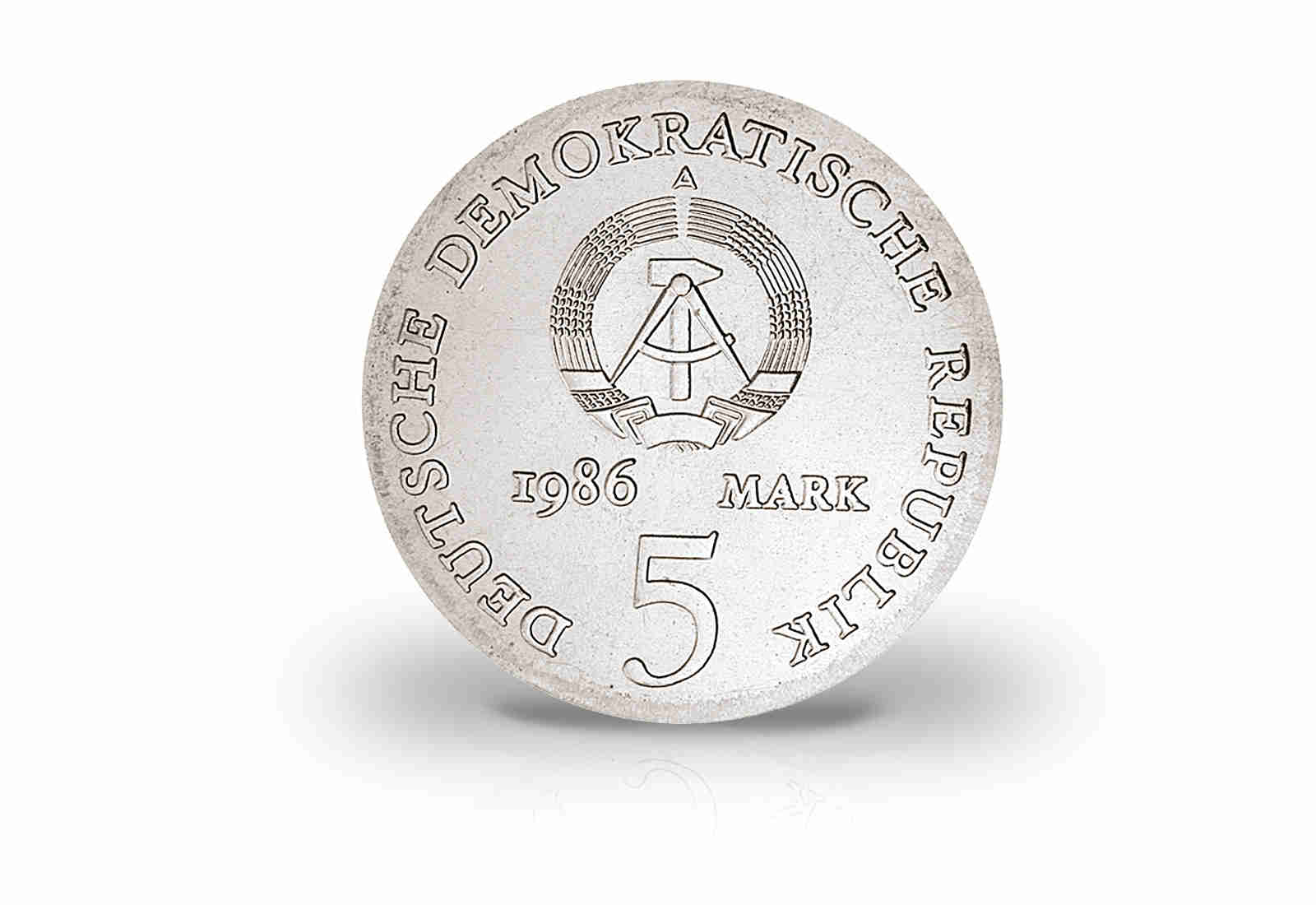 5 Mark Gedenkmünze 1980 DDR Adolph von Menzel Jaeger-Nr. 1576