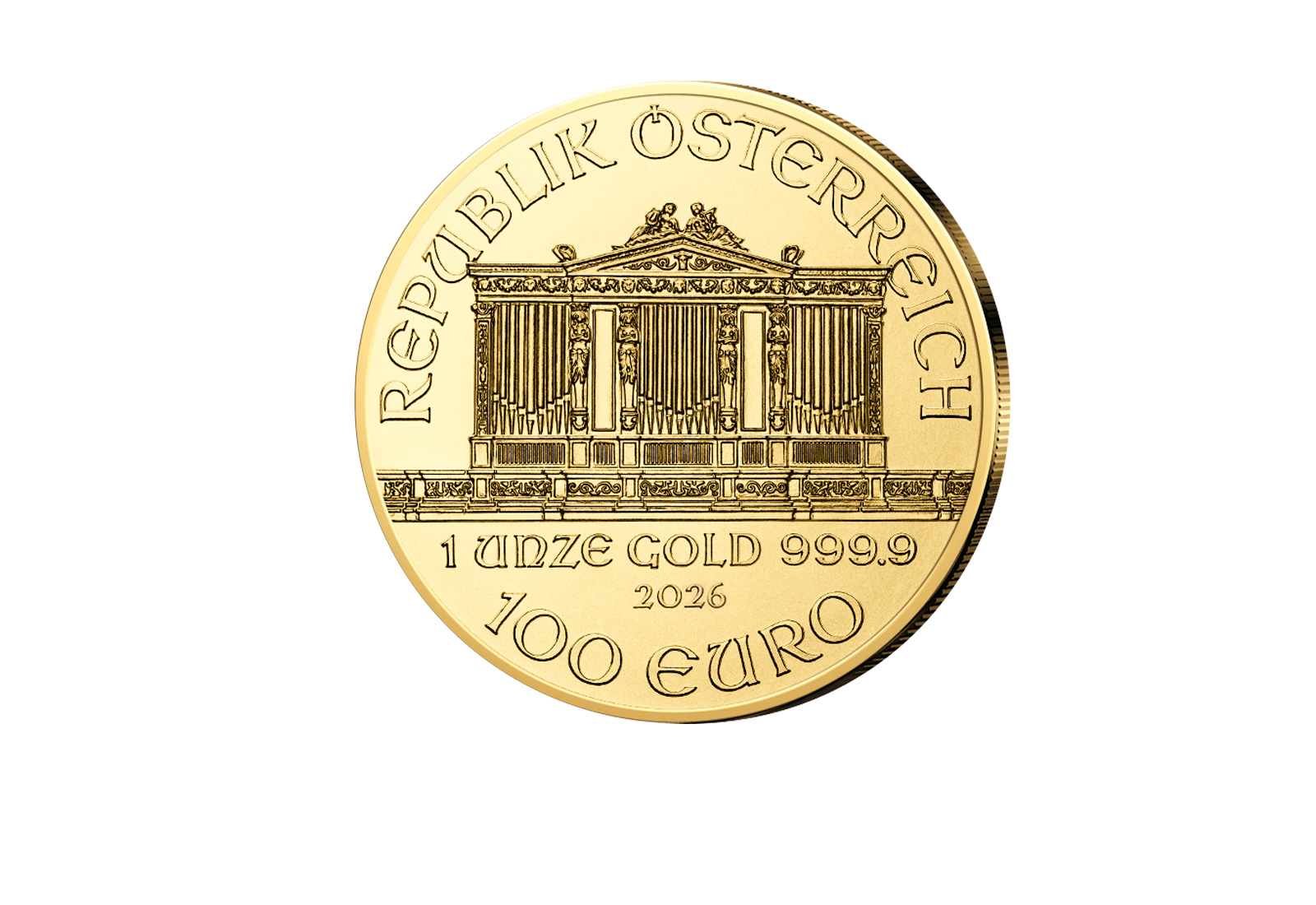 1 oz Goldmünze Wiener Philharmoniker 2026 Österreich