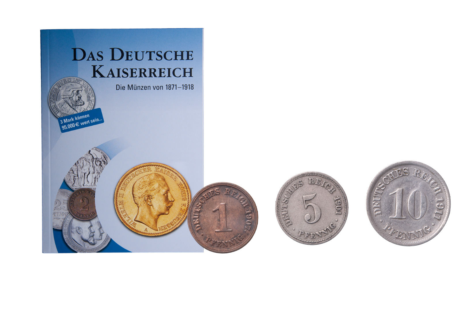 Lektüre deutsches Kaiserreich inkl. Kaiserreich Umlaufmünzen