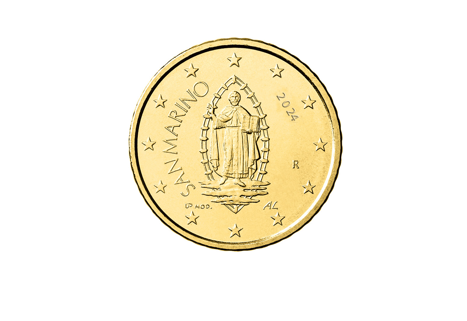 San Marino 2024 - 50 Cent PP "Heiliger Marinus"