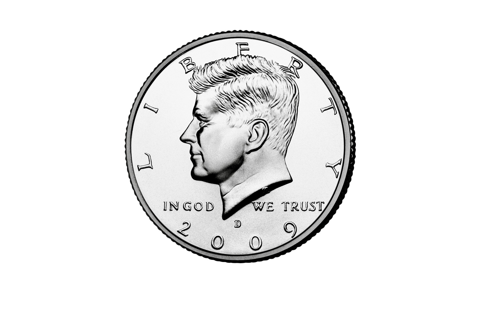½ Kennedy-Dollar USA mit Farbapplikation John Q. Adams Serie: Presidents of the US