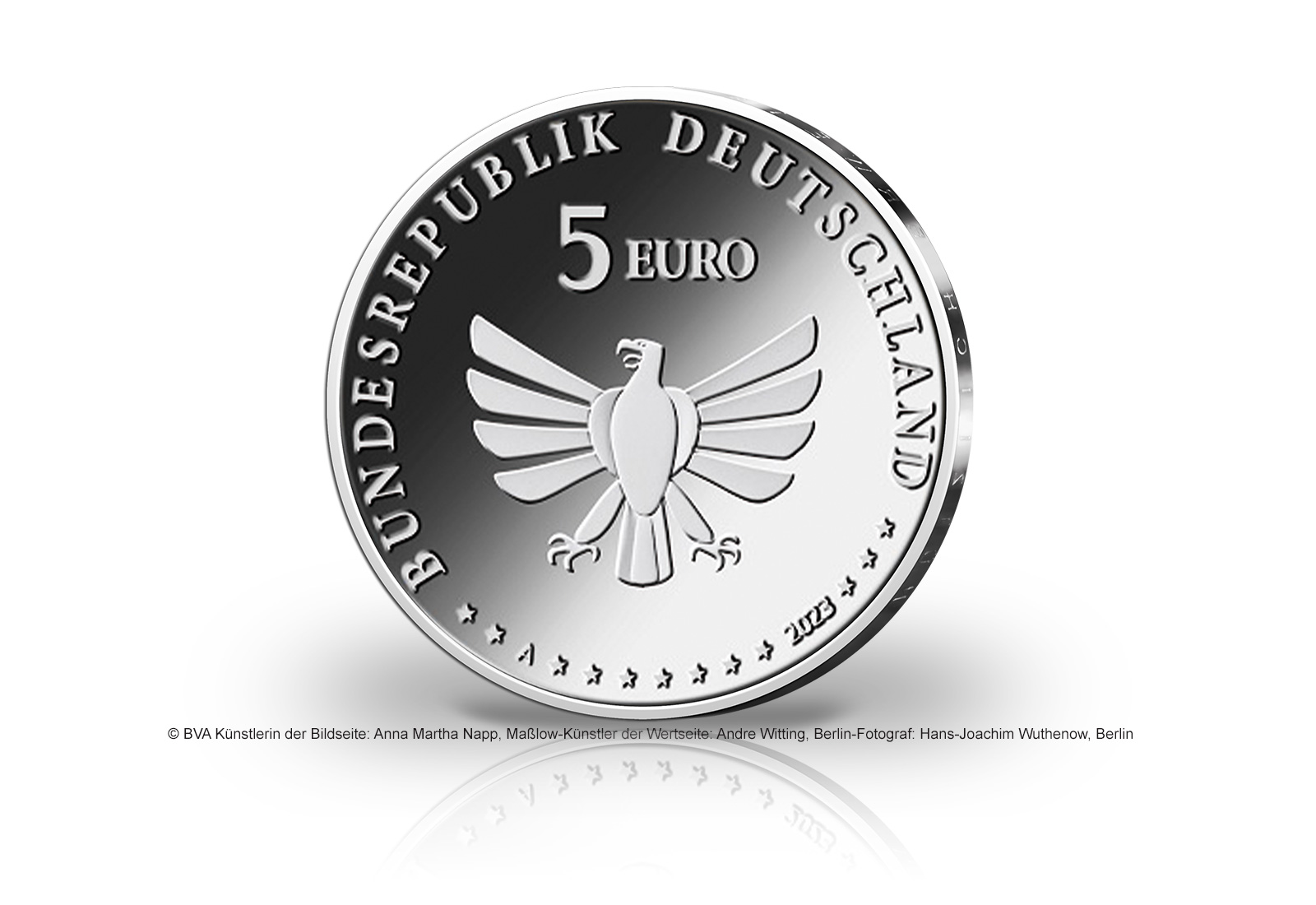 5 Euro 2023 Deutschland Siebenpunkt Marienkäfer st Prägestätte A