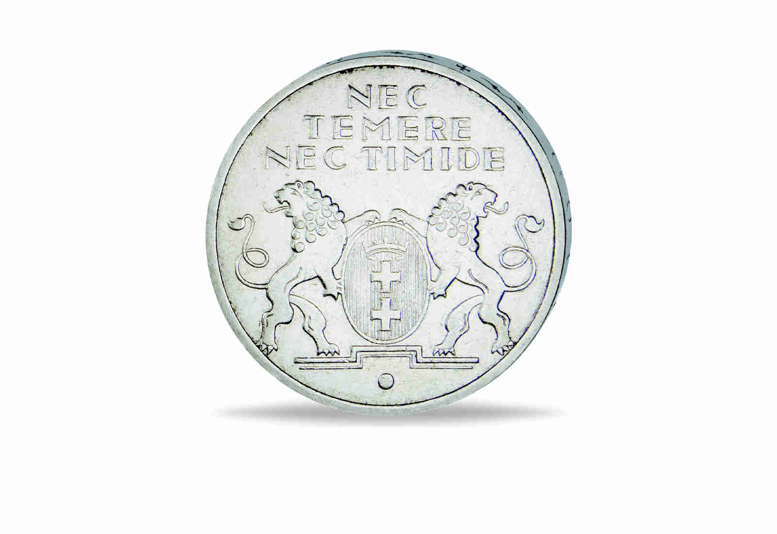 5 Gulden 1932 Danzig Wappen Kogge Jaeger-Nr. D19