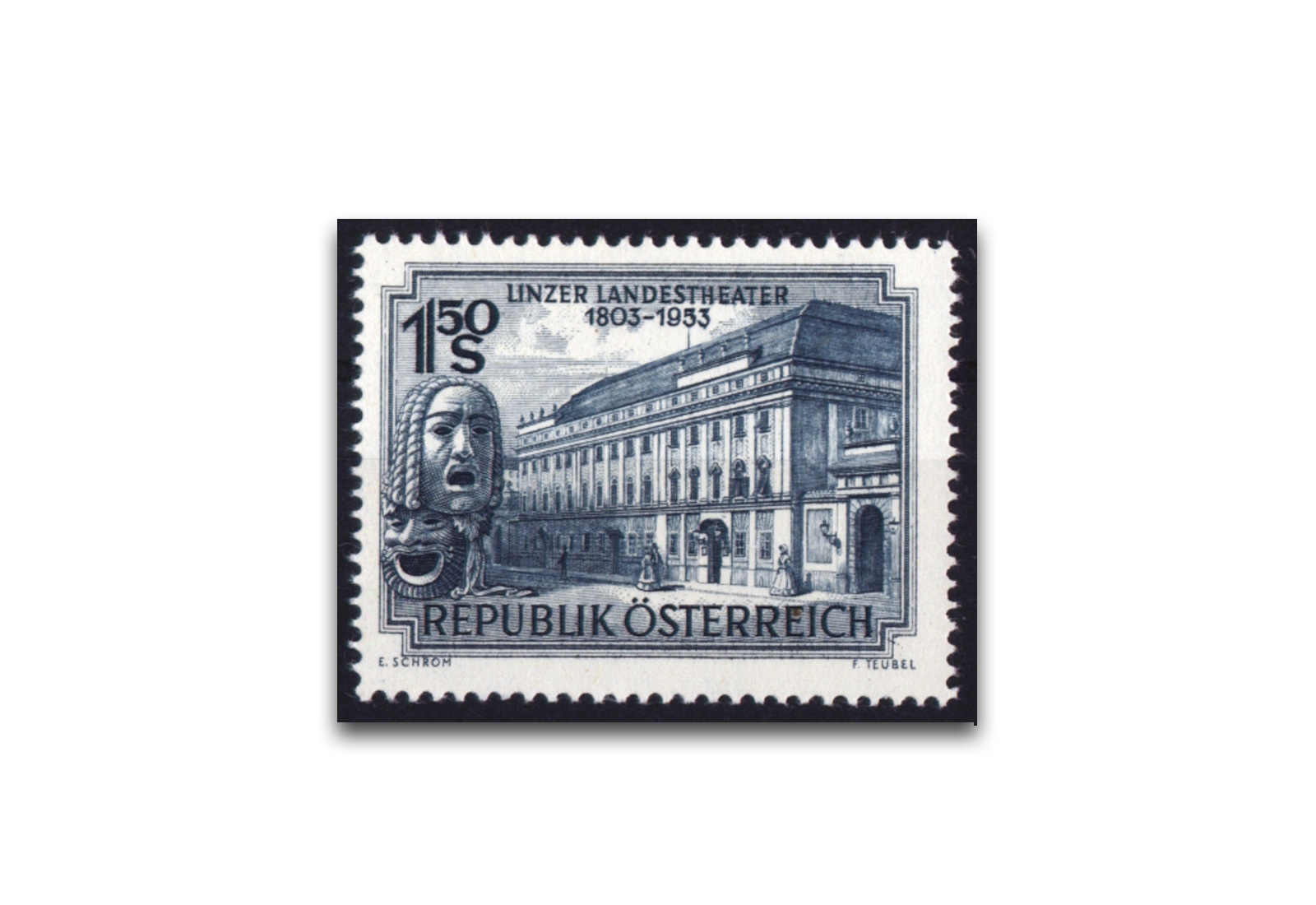 Österreich Mi.Nr. 988 Falz Landestheater