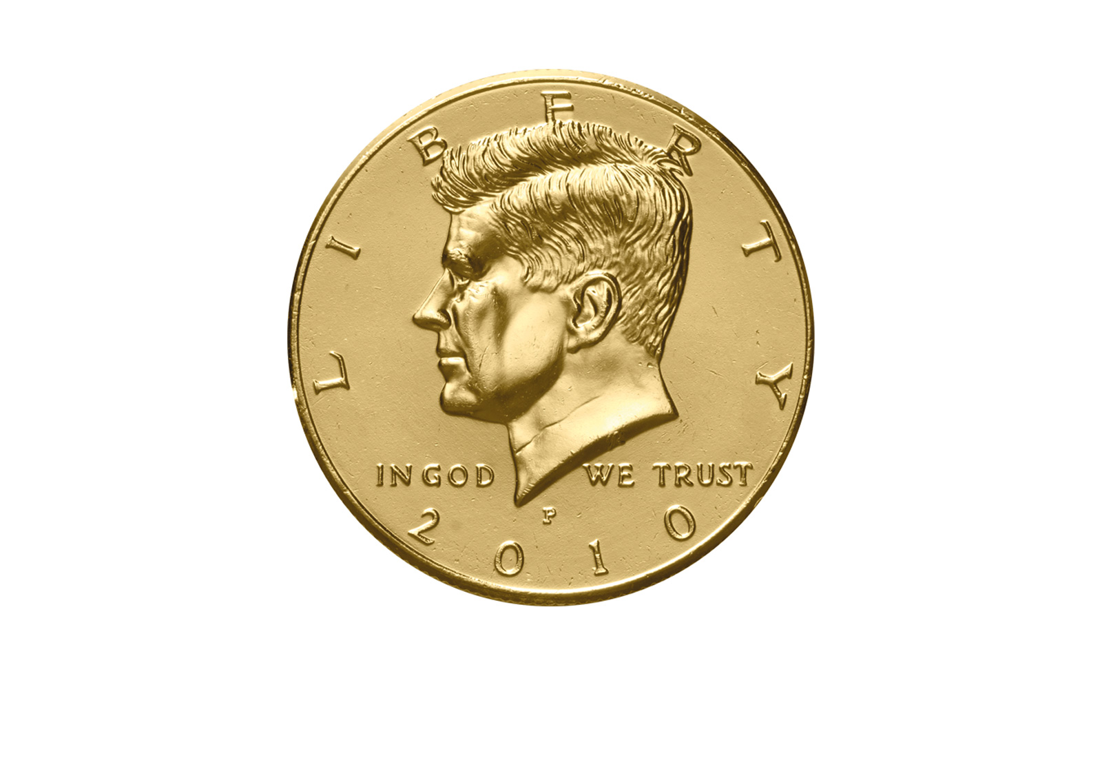 ½ Kennedy-Dollar USA mit Farbapplikation John Q. Adams