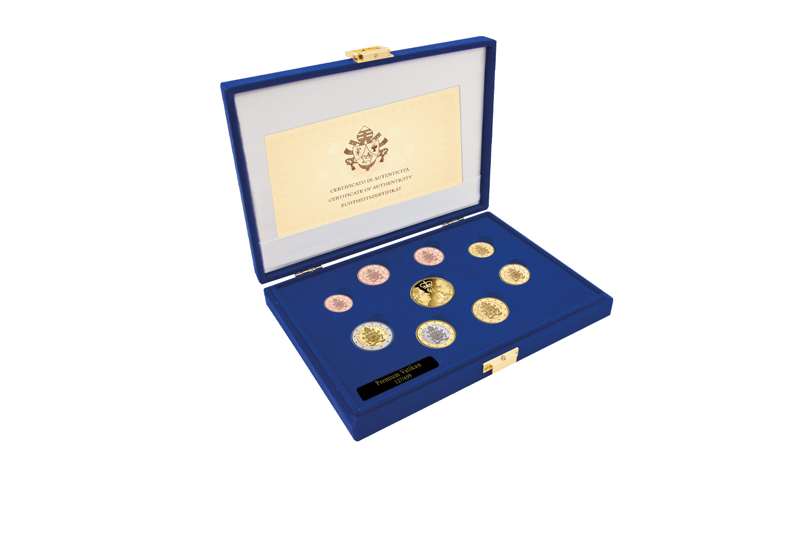 Kursmünzensatz Vatikan 2023 st inkl. Goldausgabe
