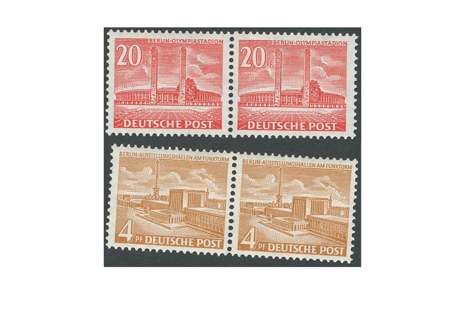 Berlin MiNr.: 112-113 ** PA