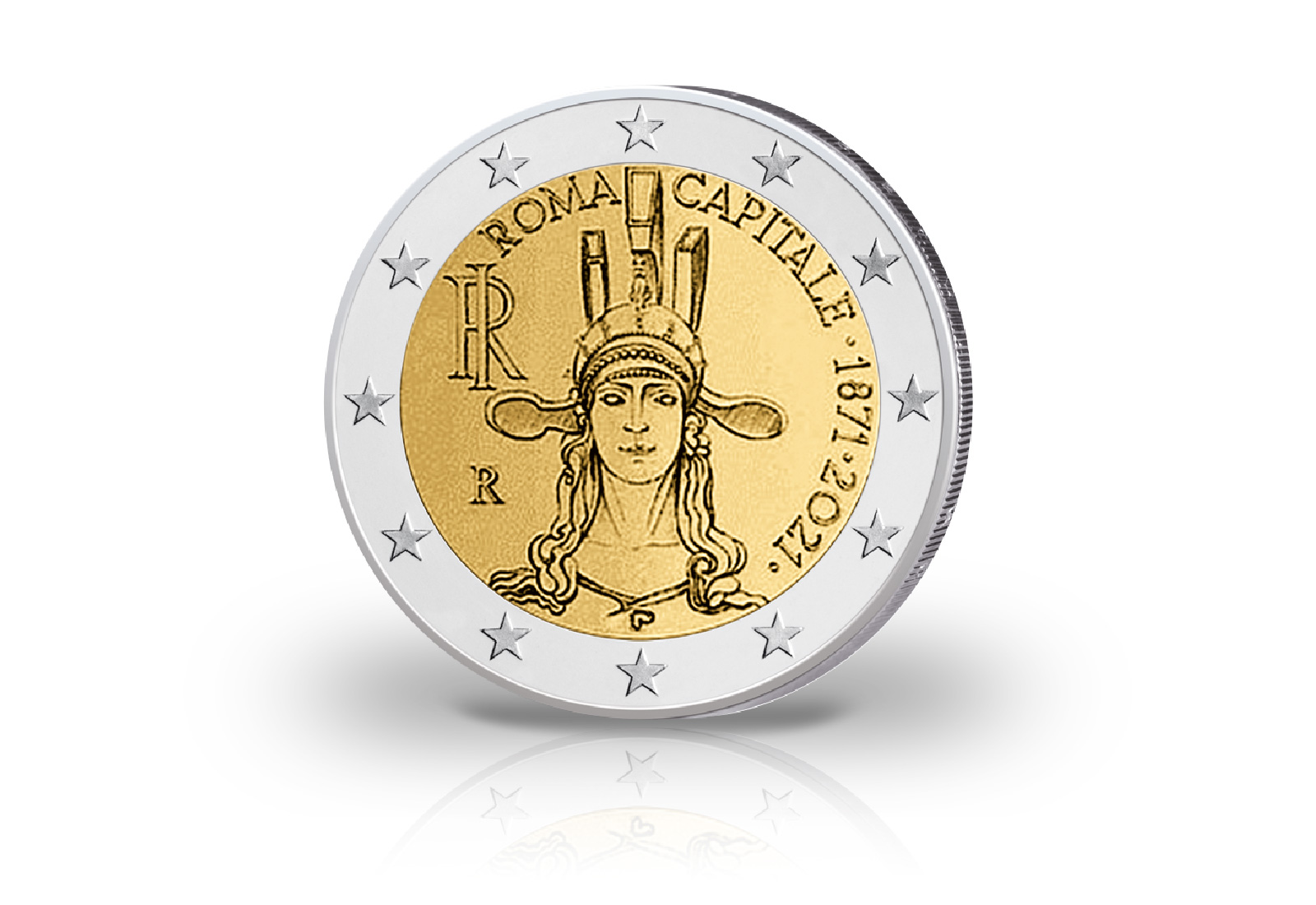 2 Euro 2021 Italien 150 Jahre Rom Hauptstadt von Italien