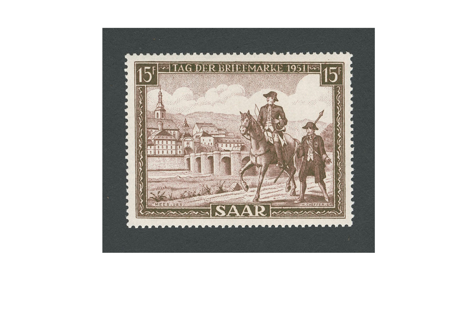 Briefmarke Saar 305 gestempelt