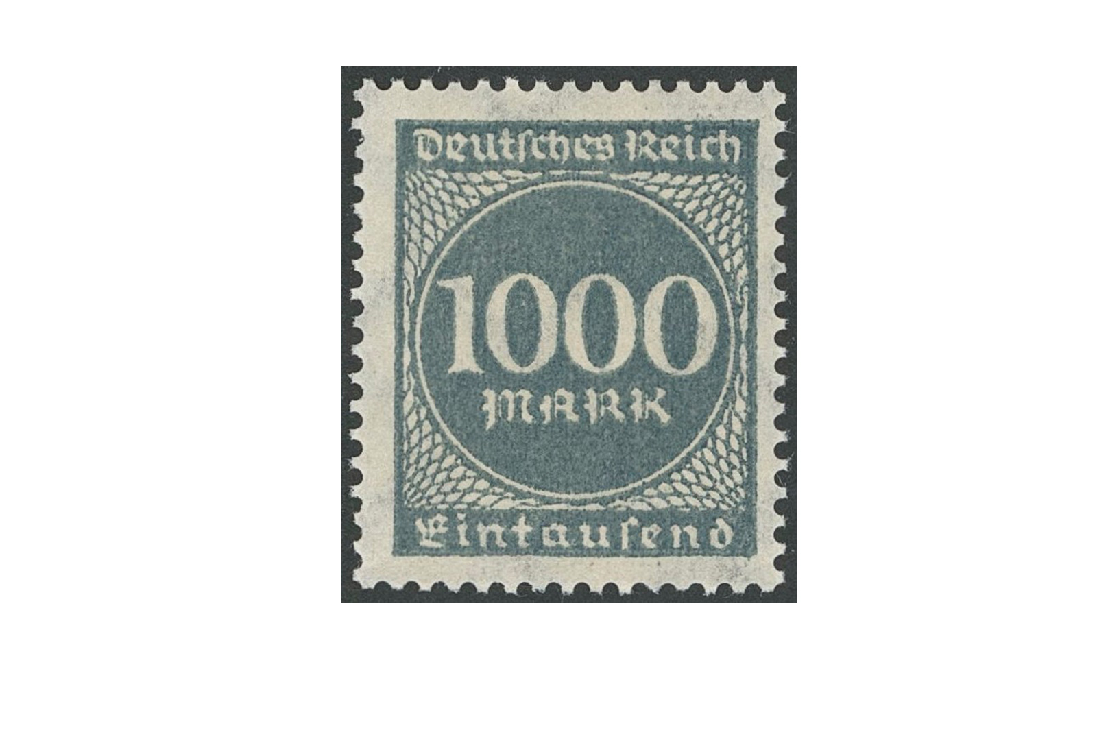 Briefmarke Deutsches Reich Michel-Nr. 273 z eigene Bogentrennung