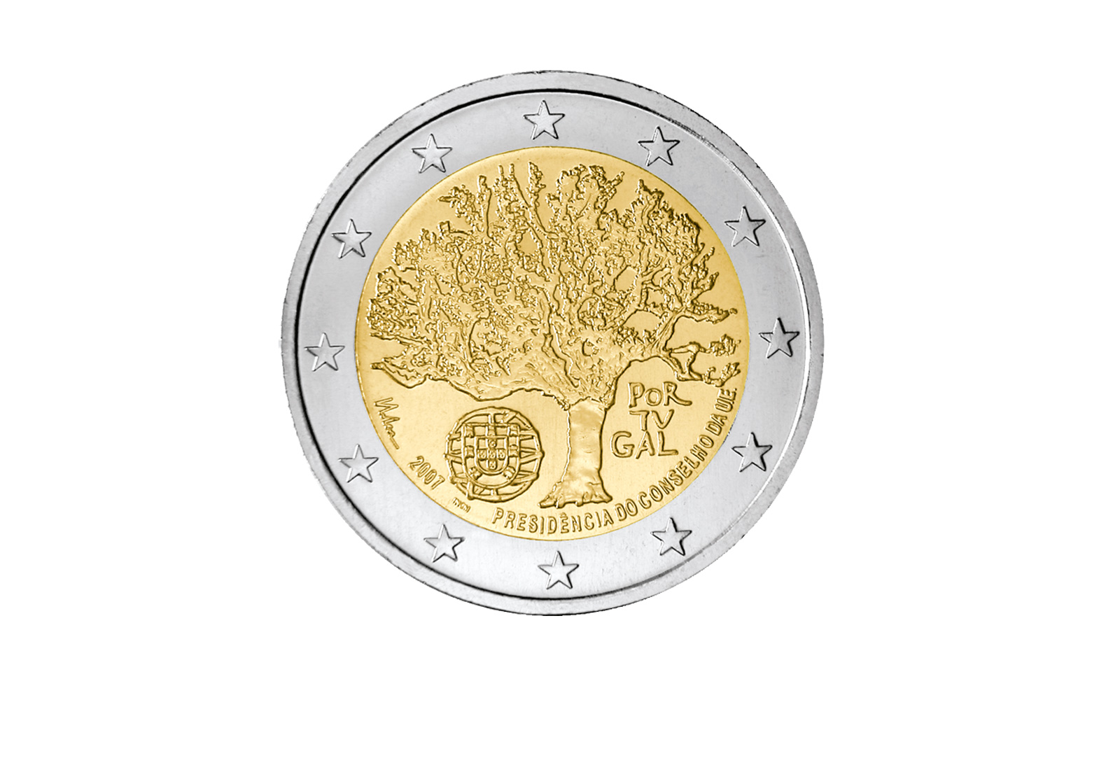2 Euro 2007 Portugal Ratspräsidentschaft