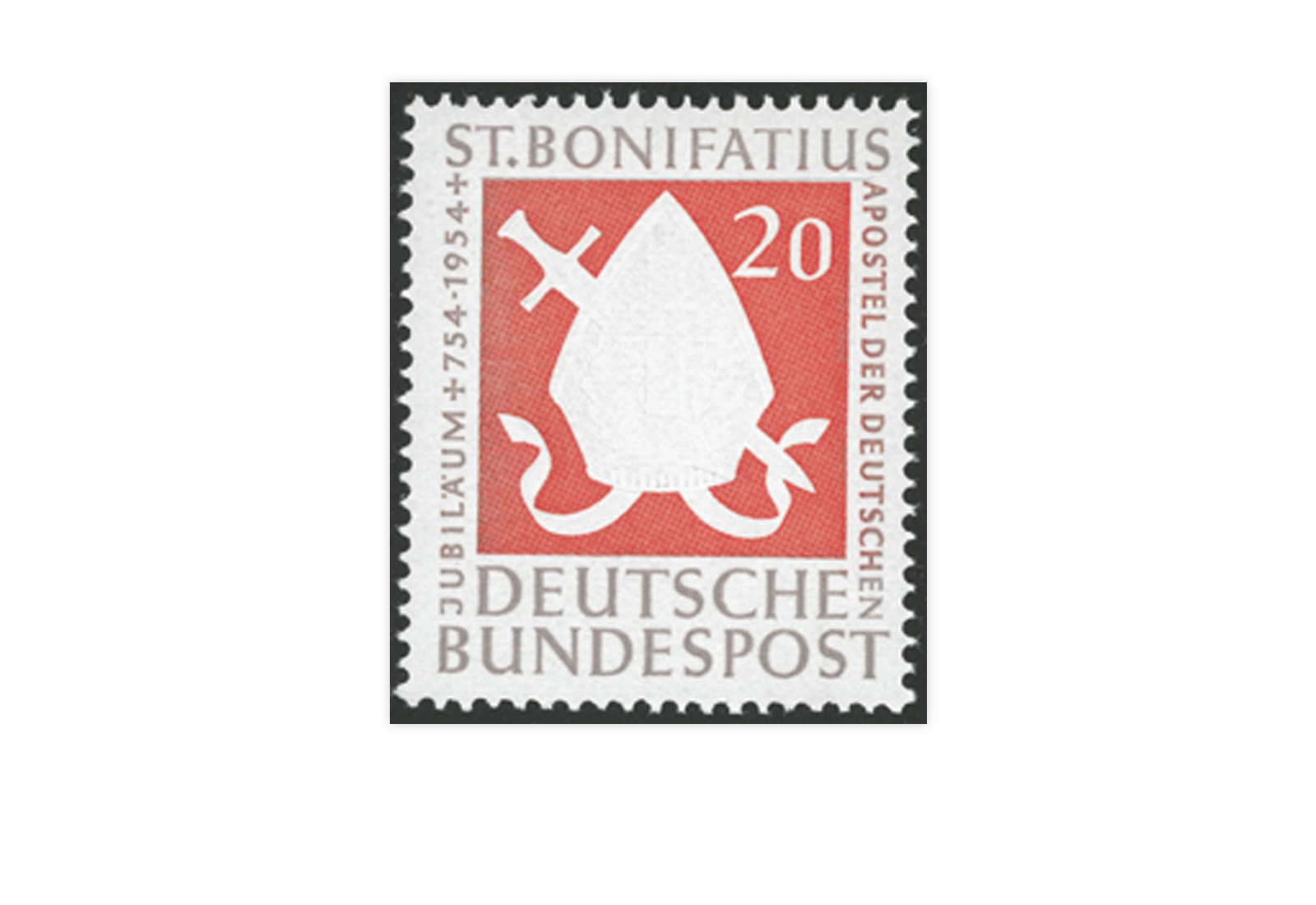 Briefmarke BRD St. Bonifatius 1954 Michel-Nr. 199 postfrisch