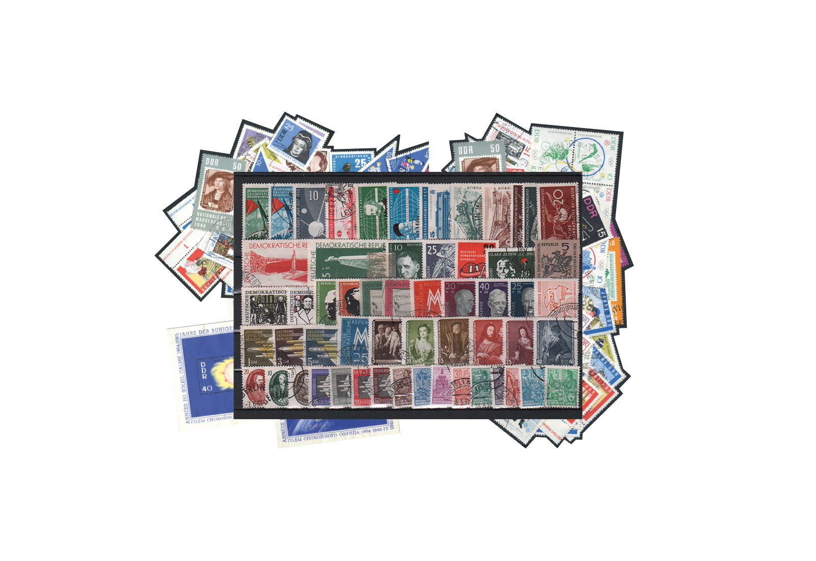 DDR Jahrgänge komplett 1952-1959 gestempelt
