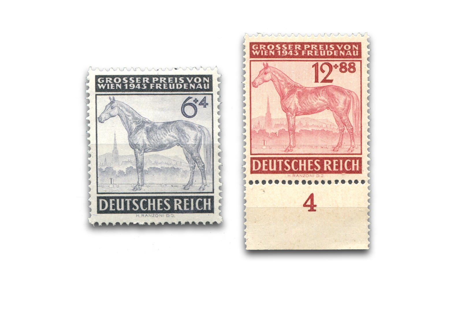 Deutsches Reich Mi.Nr. 857/58 Preis von Wien postfrisch