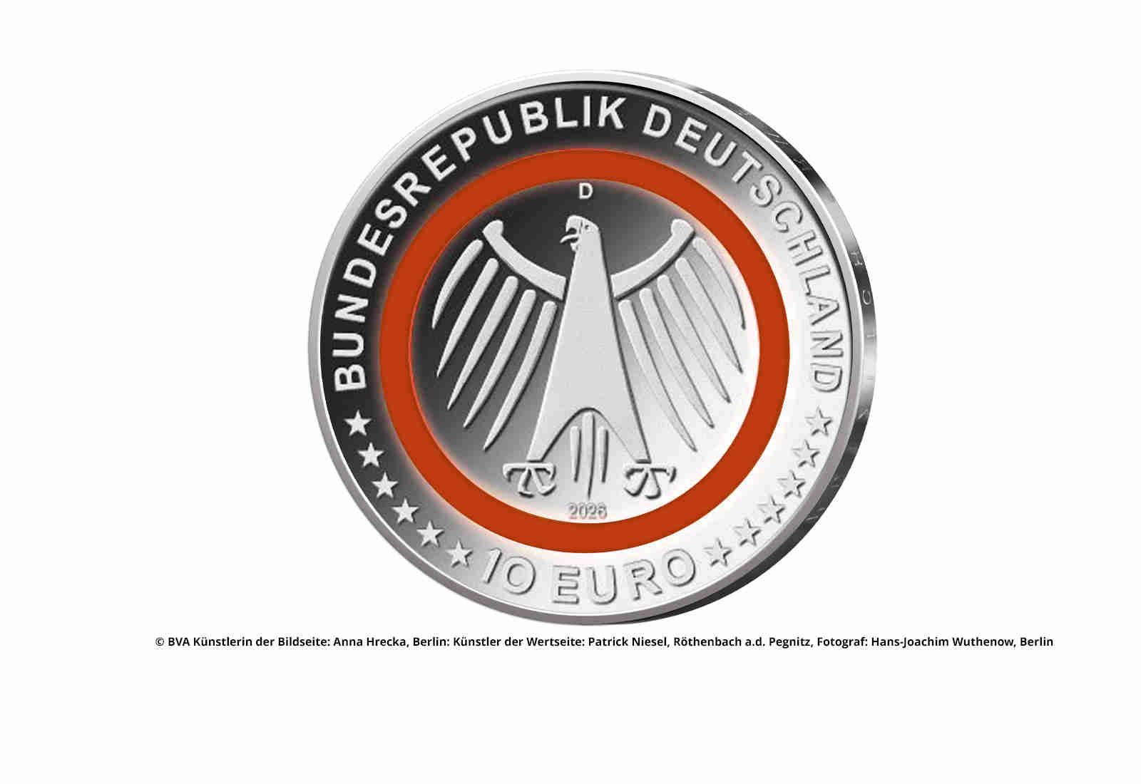 10 Euro Deutschland 2026 Rettungsdienste - Im Dienst der Gesellschaft Prägestätte unserer Wahl st