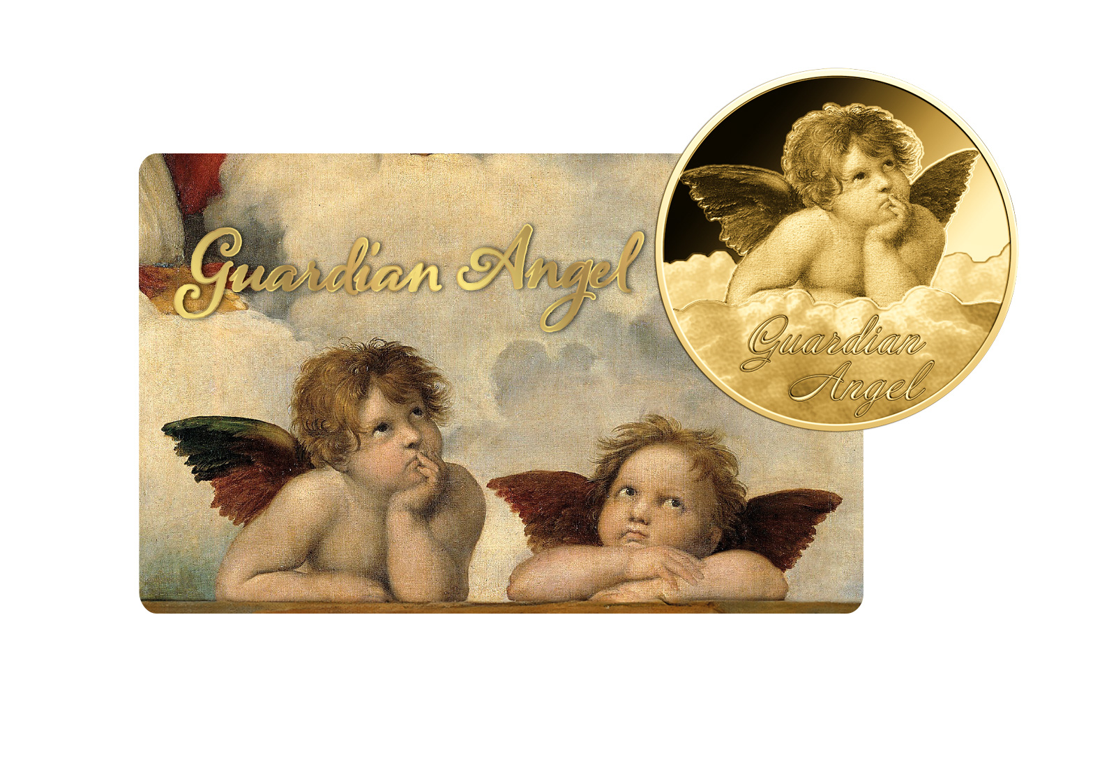 Goldcard Motiv Guardian Angel II. 999/1000 Gold