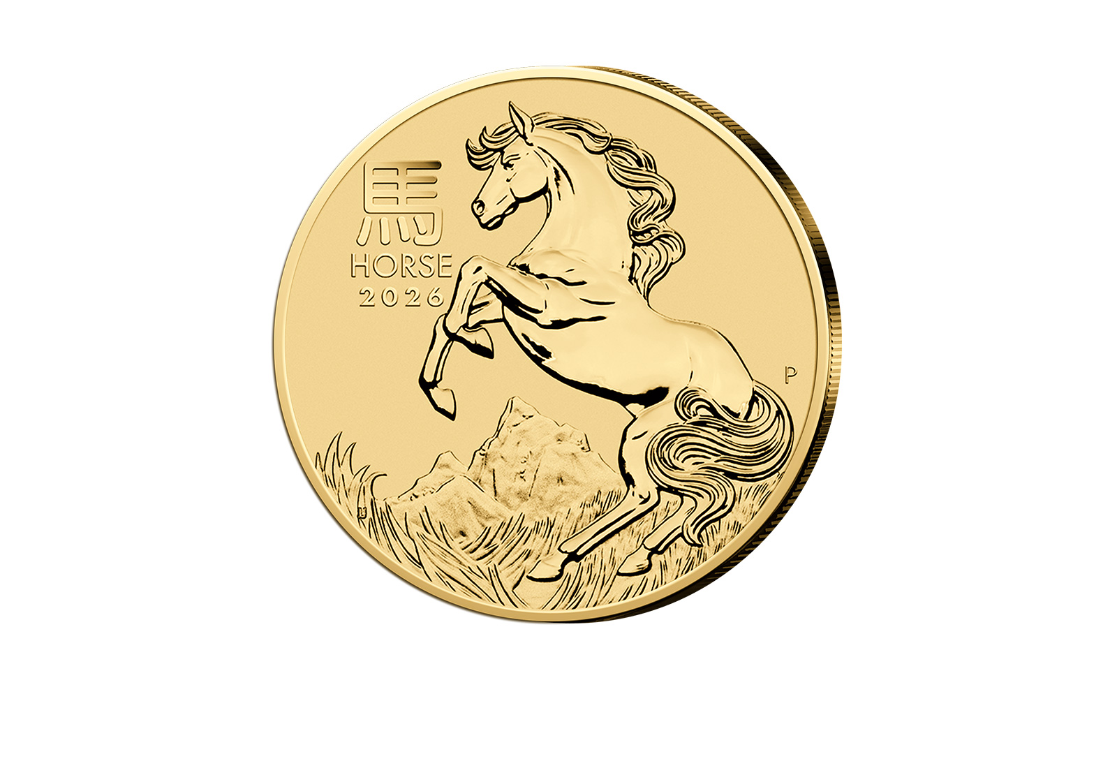 1/10 oz Goldmünze Australien 2026 Jahr des Pferdes Lunar III Perth Mint